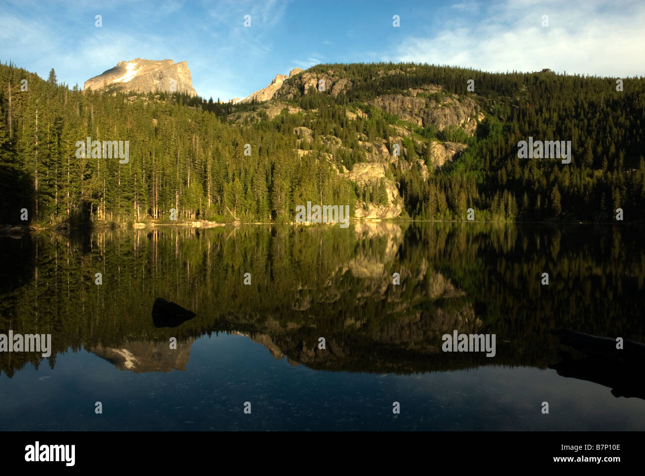Bear Lake Rocky Mountain National Park Colorado usa Stock Photo - Alamy