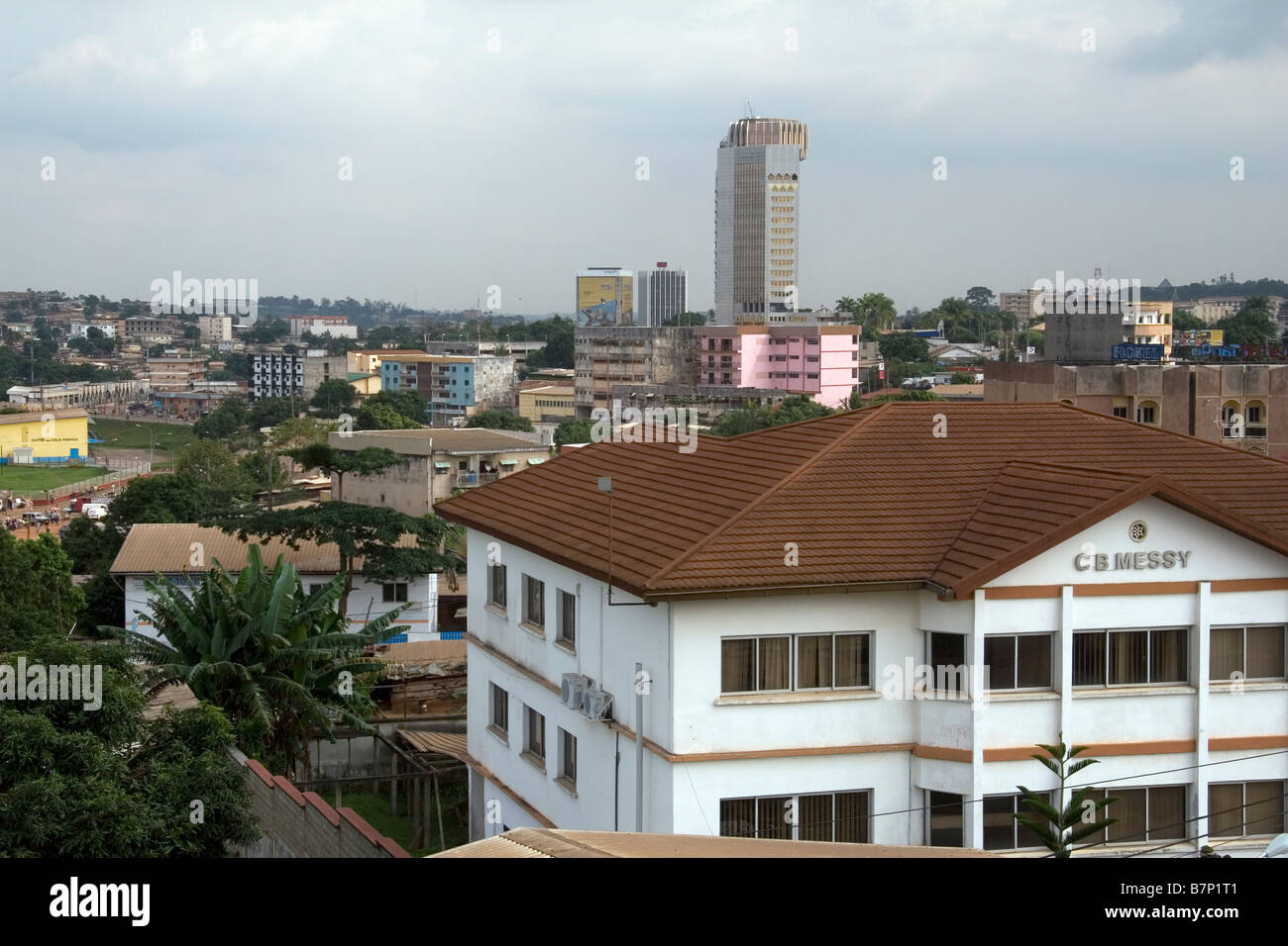Yaounde capital city cameroon africa hires stock photography and