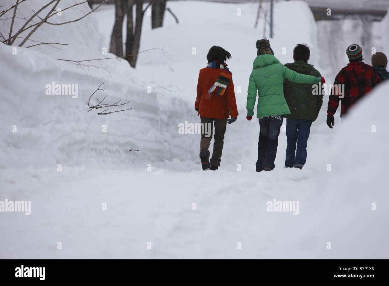 People walking on the road hi-res stock photography and images - Alamy
