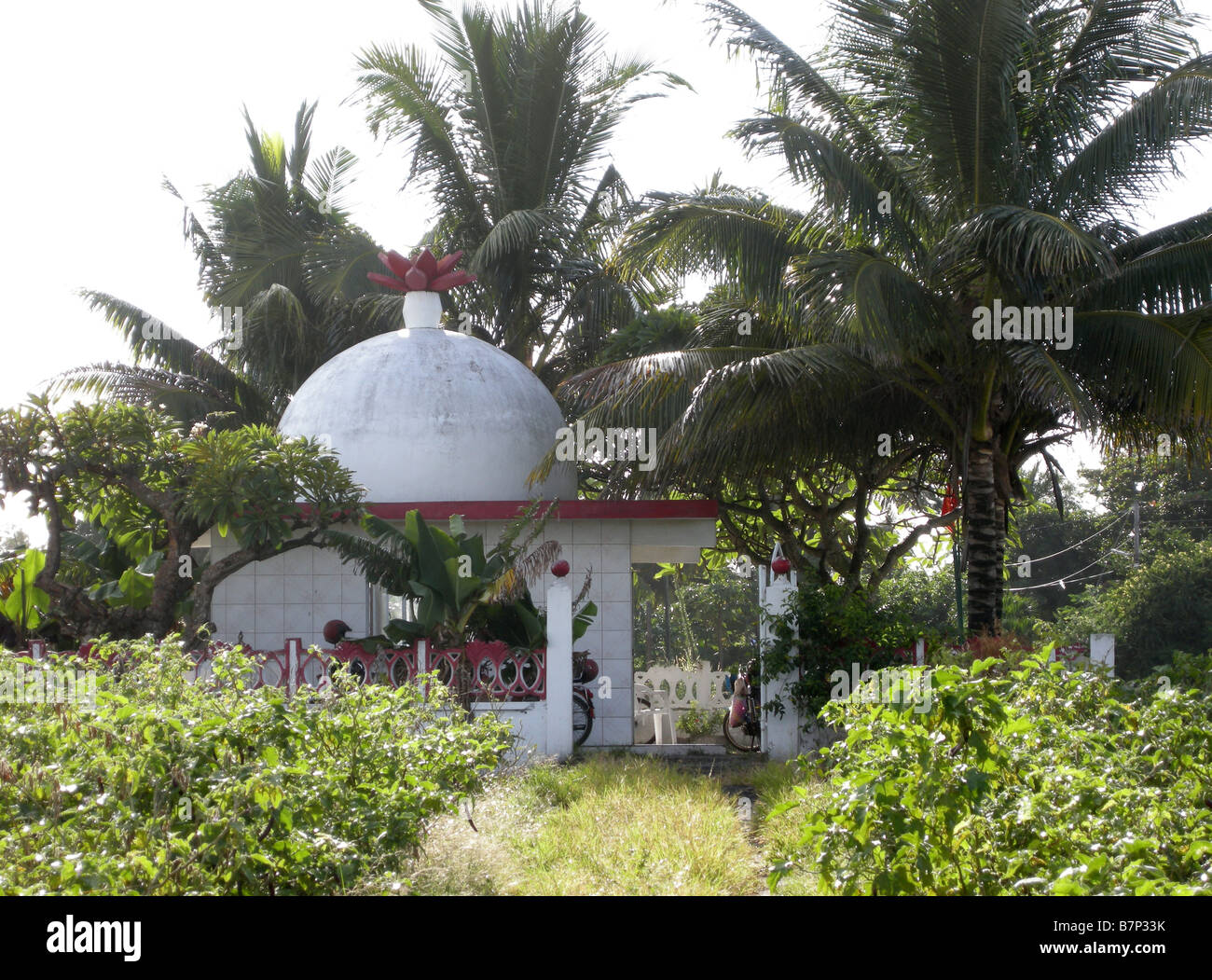 Small house on a plantation on the isle of Mauritius Stock Photo Alamy