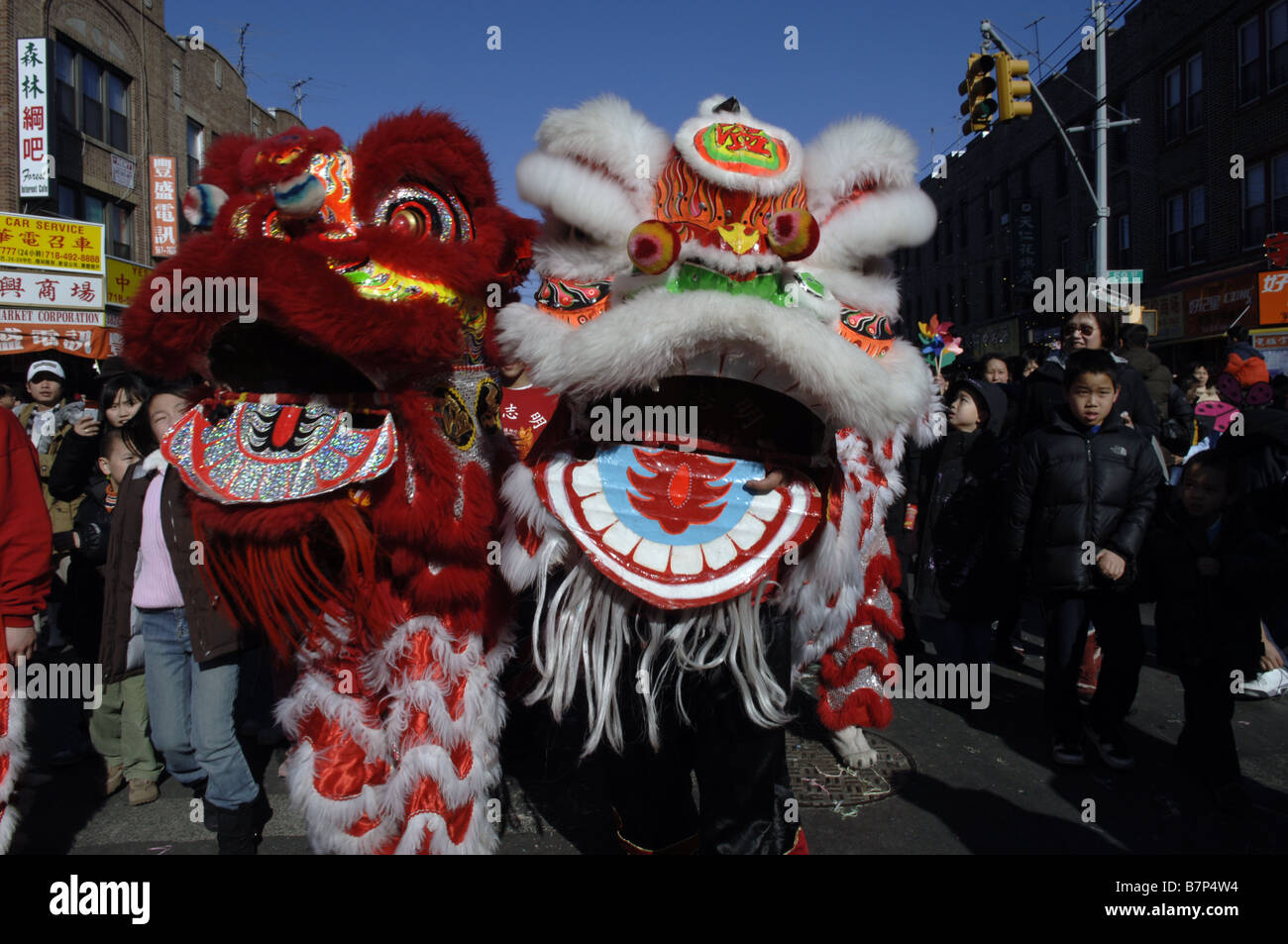 The annual Chinese Lunar New Year Parade in the Brooklyn neighborhood ...