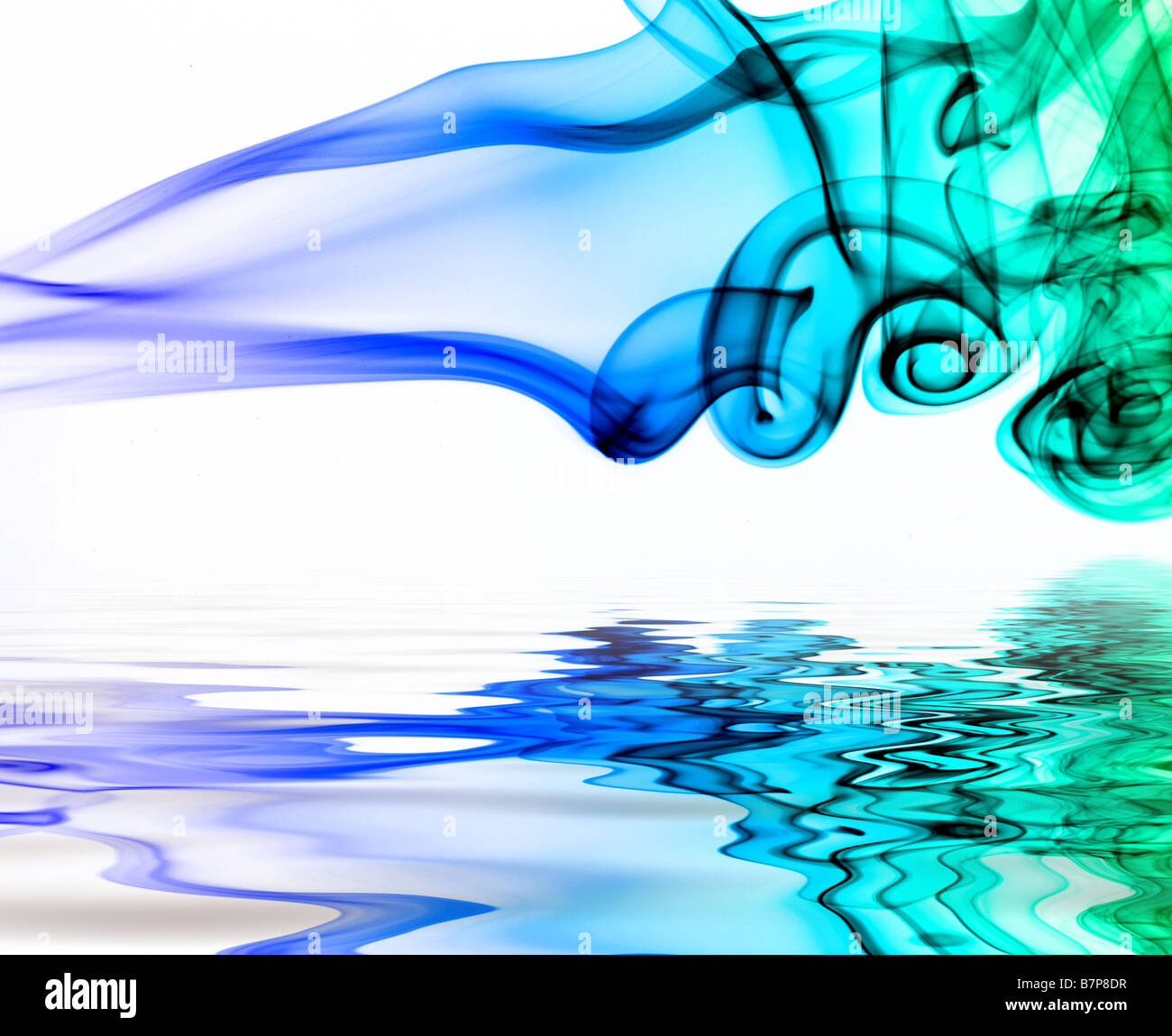 Smoke on the water Stock Photo - Alamy