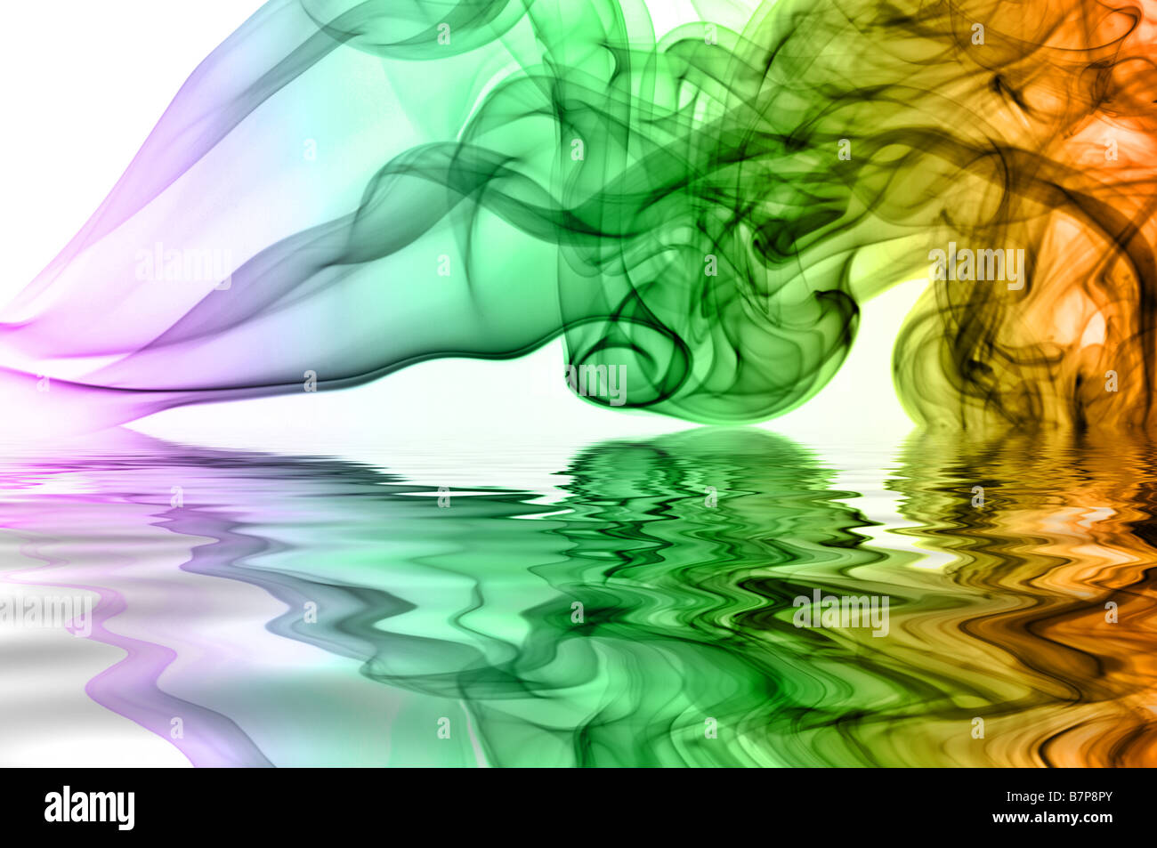 Smoke on the water Stock Photo Alamy