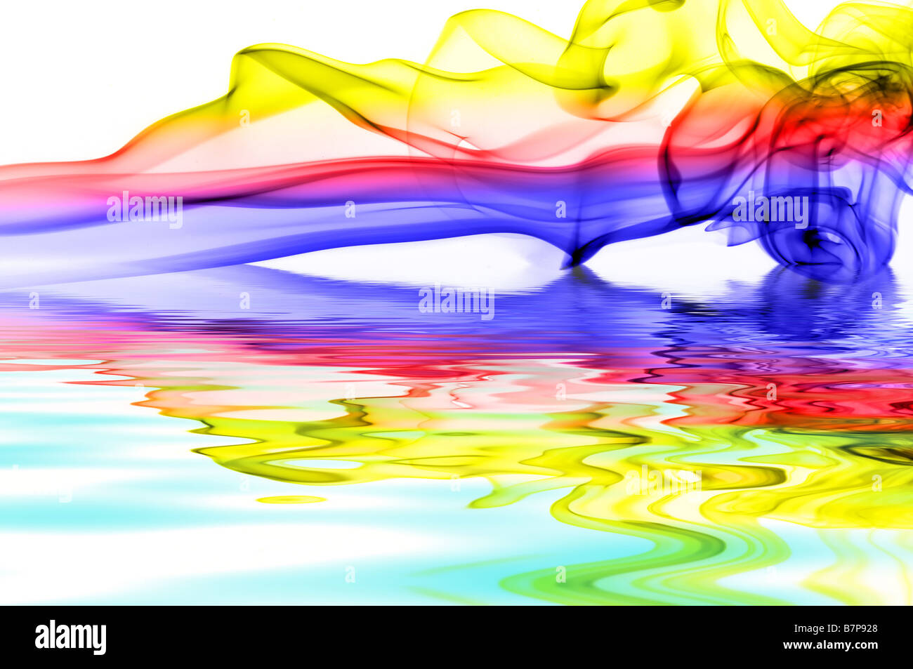 Smoke on the water Stock Photo - Alamy