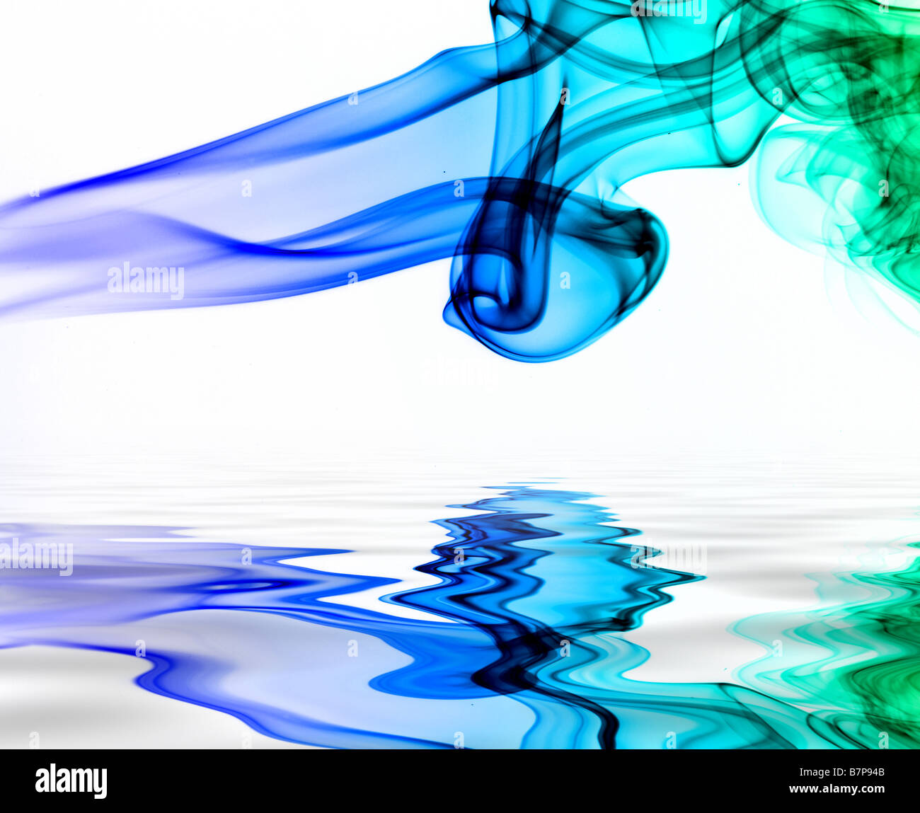 Smoke on the water Stock Photo - Alamy