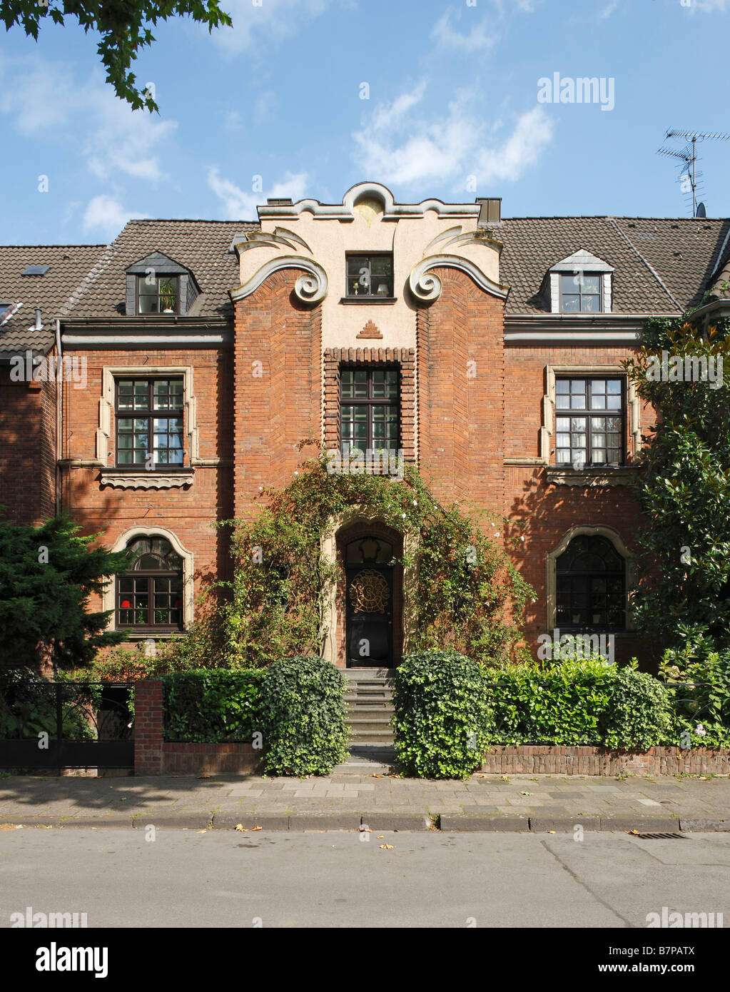 Duisburg, Keetmannstraße 12, Hausfassade Stock Photo