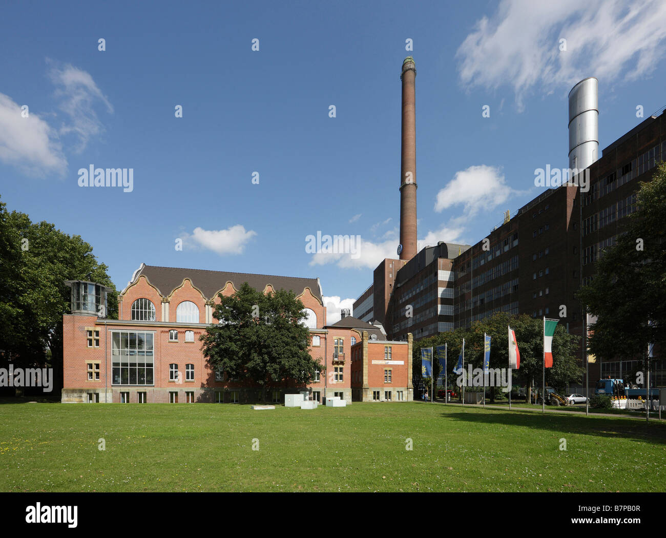 Duisburg-Ruhrort Museum der deutschen Binnenschifffahrt 1908-1912 ehemalige »Werksbadeanstalt« des Hüttenwerks »Phoenix« Umbau 1 Stock Photo