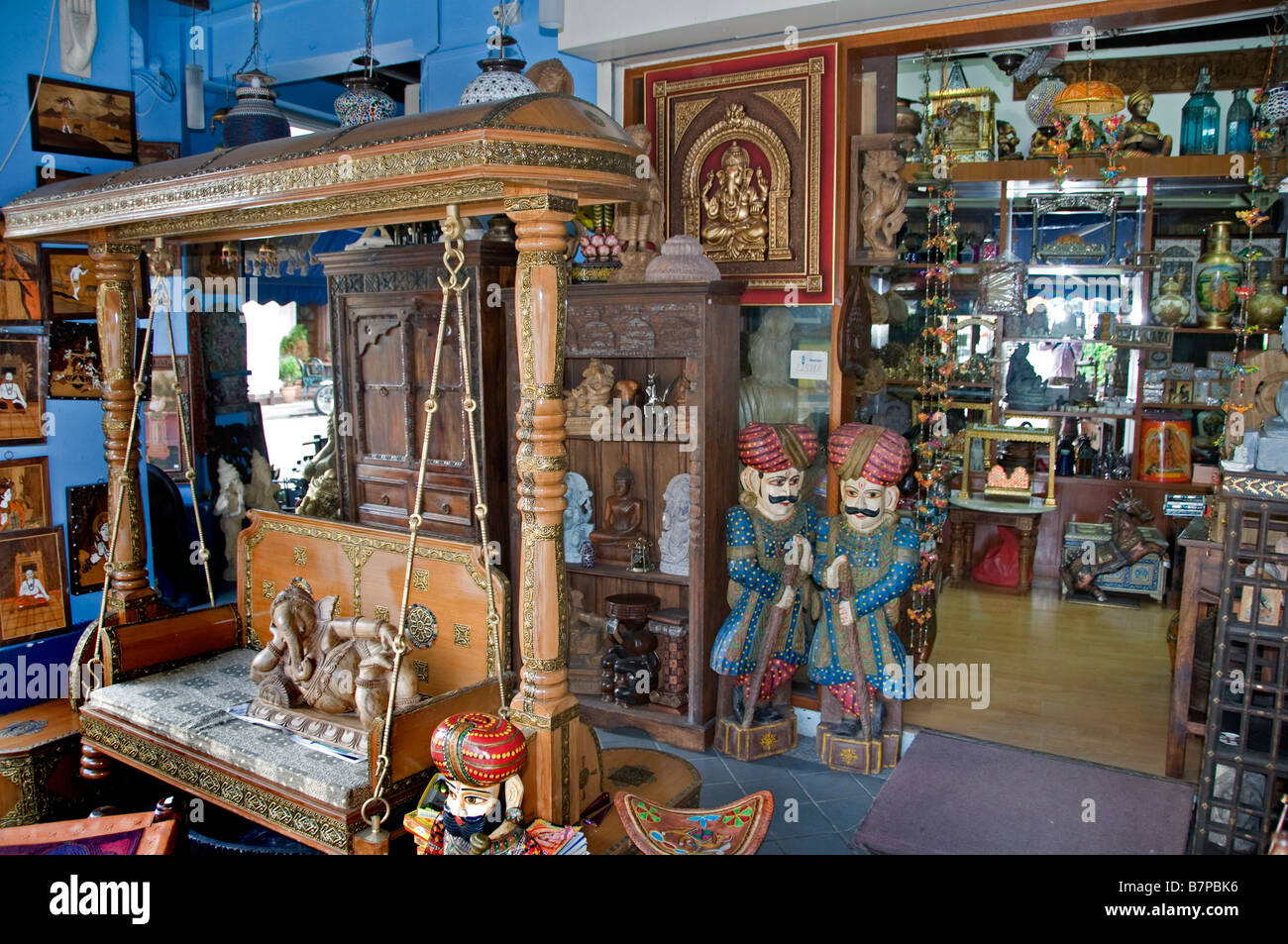Little India Singapore  antique shop Stock Photo