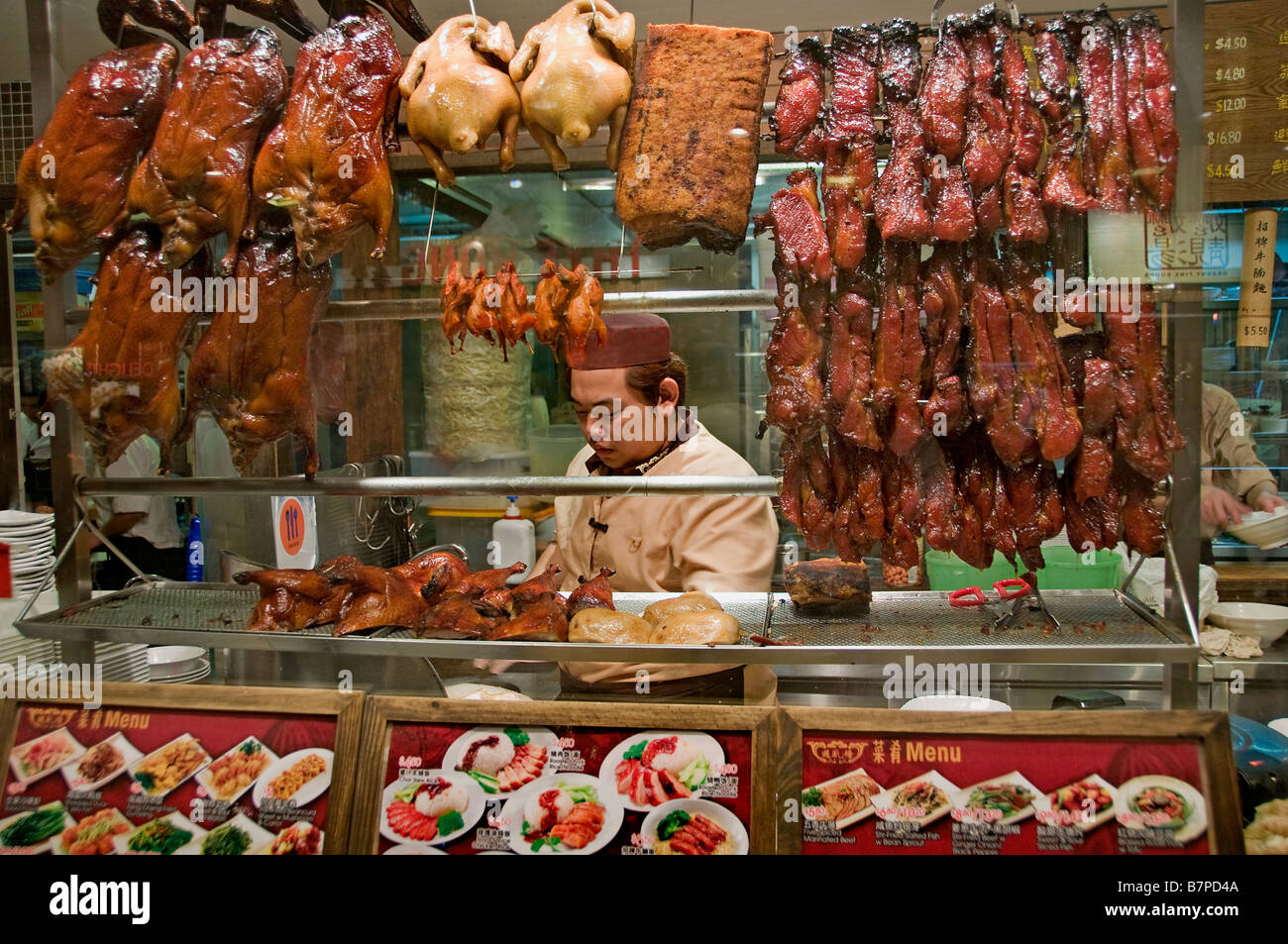 Chinese peking duck Food Republic Isetan mall market restaurant inside
