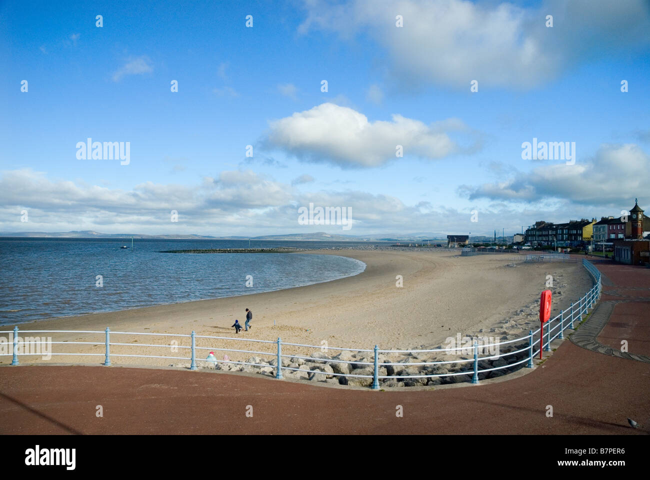 Morecambe sea front, Lancashire Stock Photo Alamy