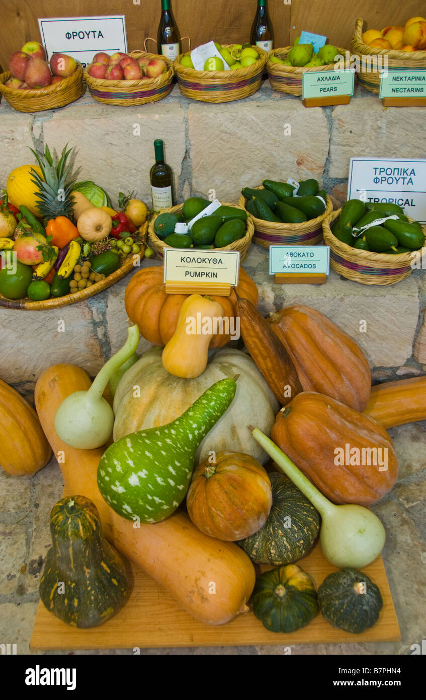 Display of Cypriot vegetable produce at the 24th Ayia Napa Festival on
