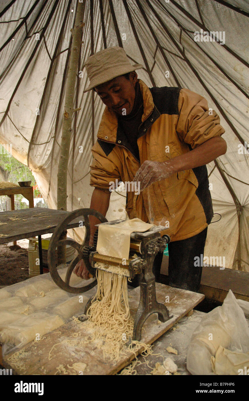 Noddle man Stock Photo