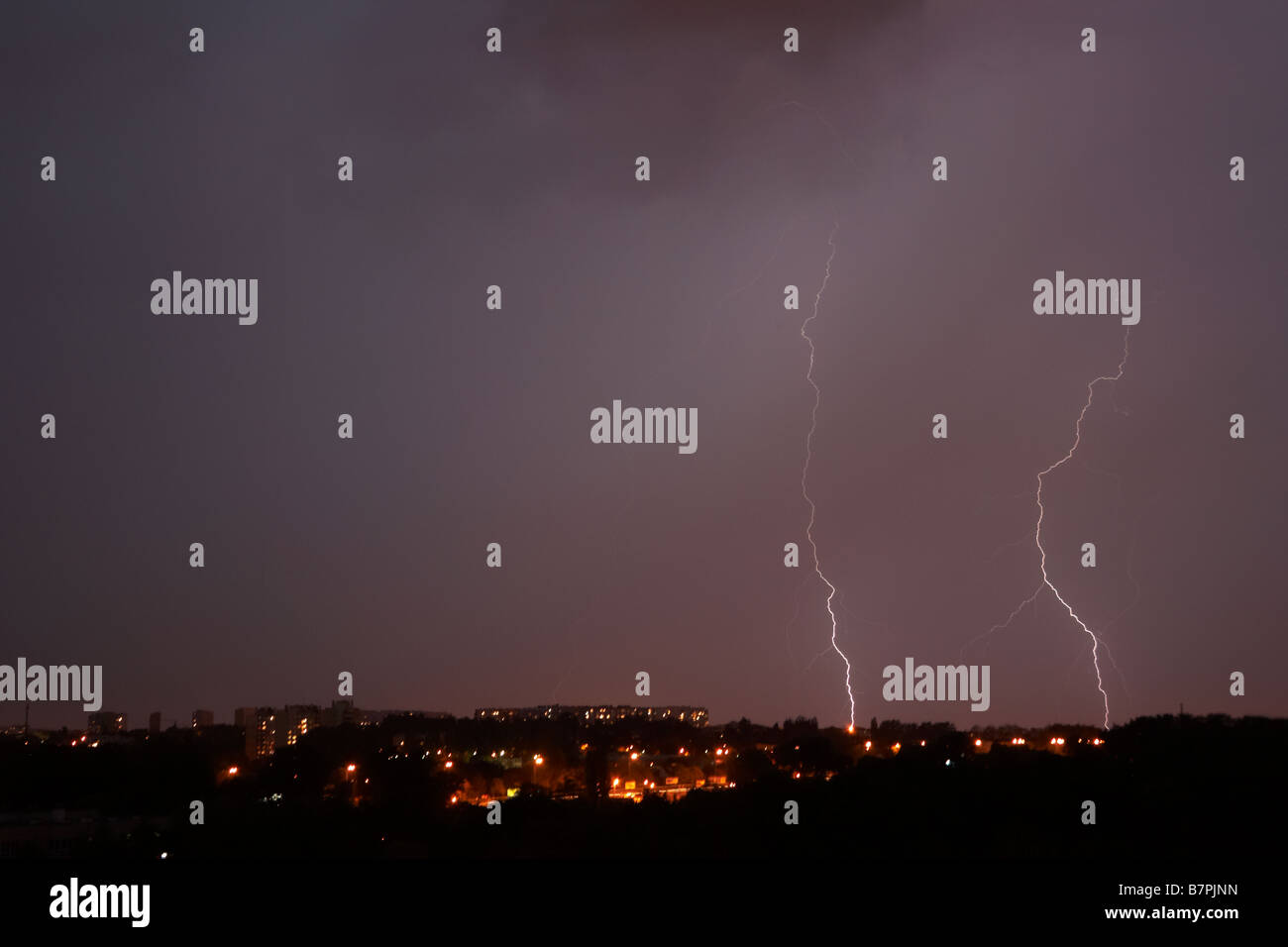thunderstorm Stock Photo