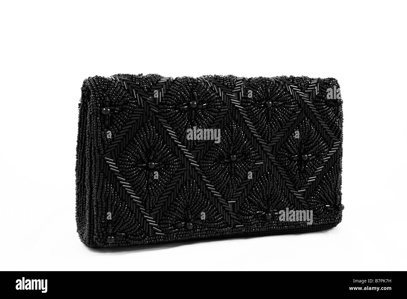 Black hand purse Stock Photo