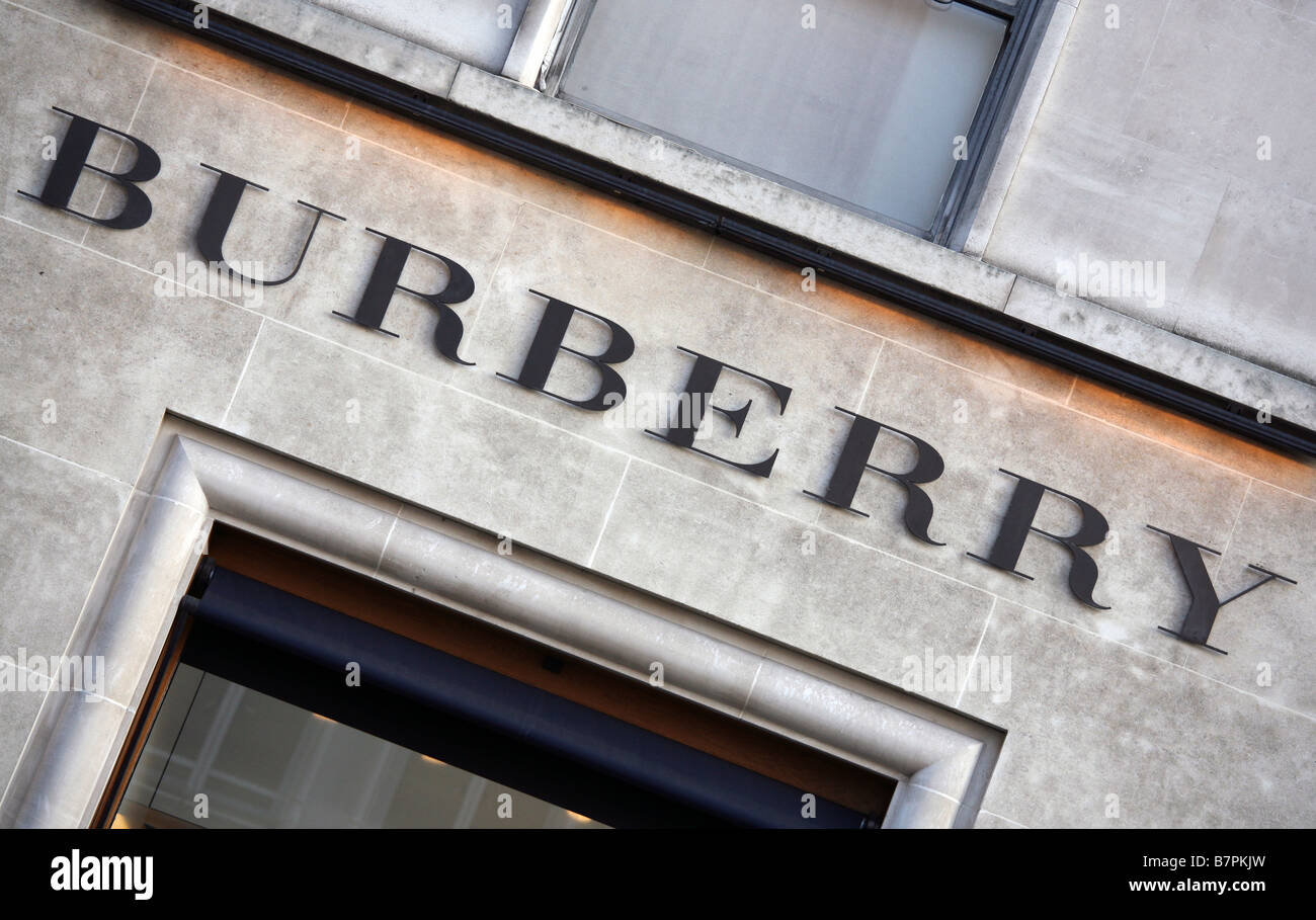 Burberry store, Regent Street, London Stock Photo