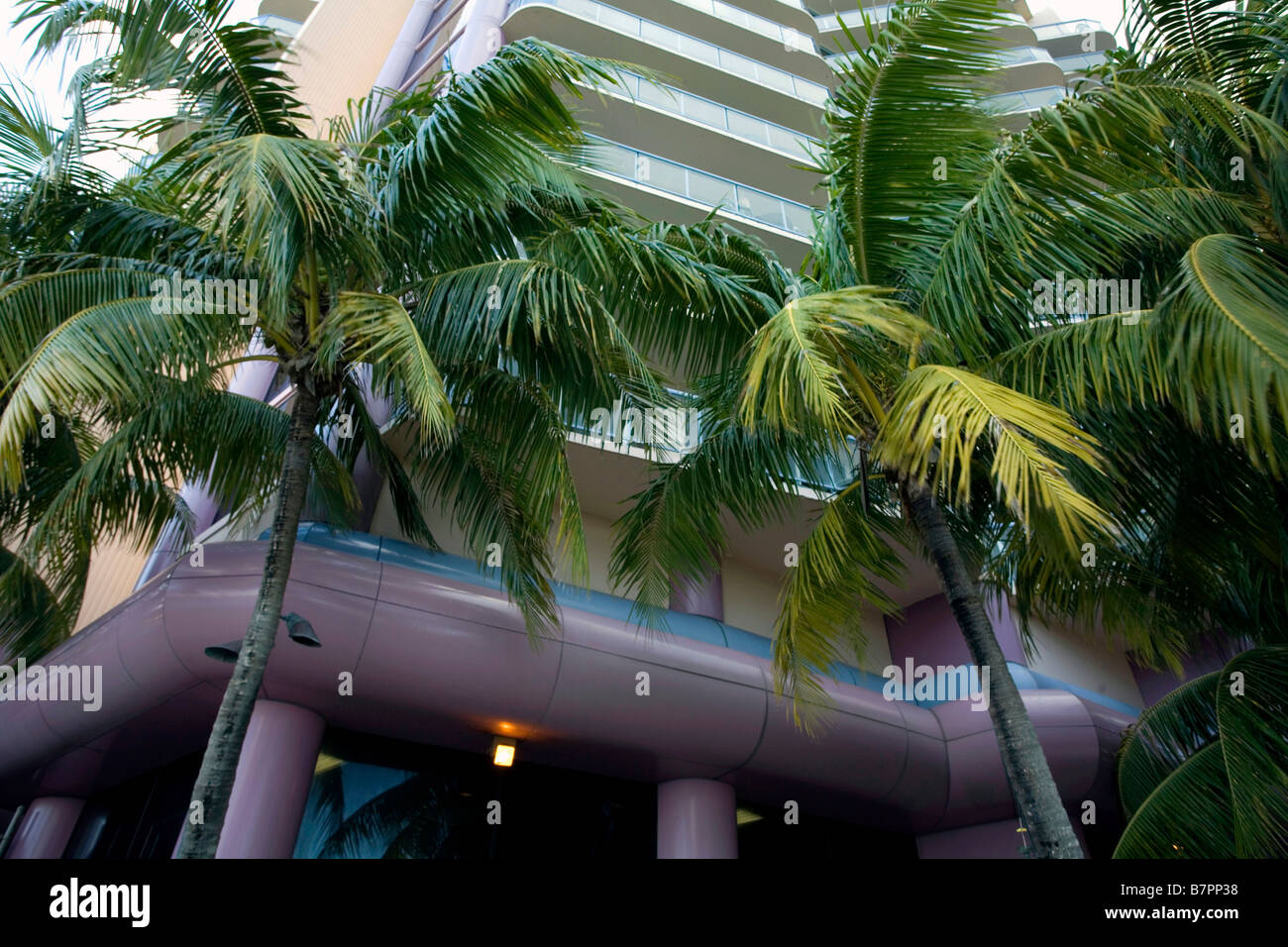 Detail of the Wyndham Nassau Resort at Cable Beach near Nassau Bahamas