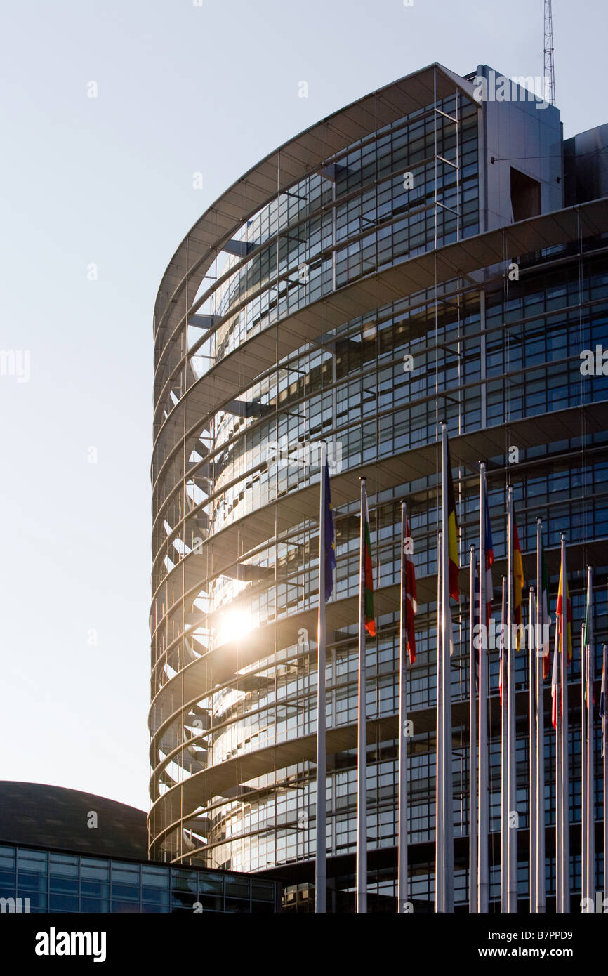 European Parliament in Strasbourg Stock Photo