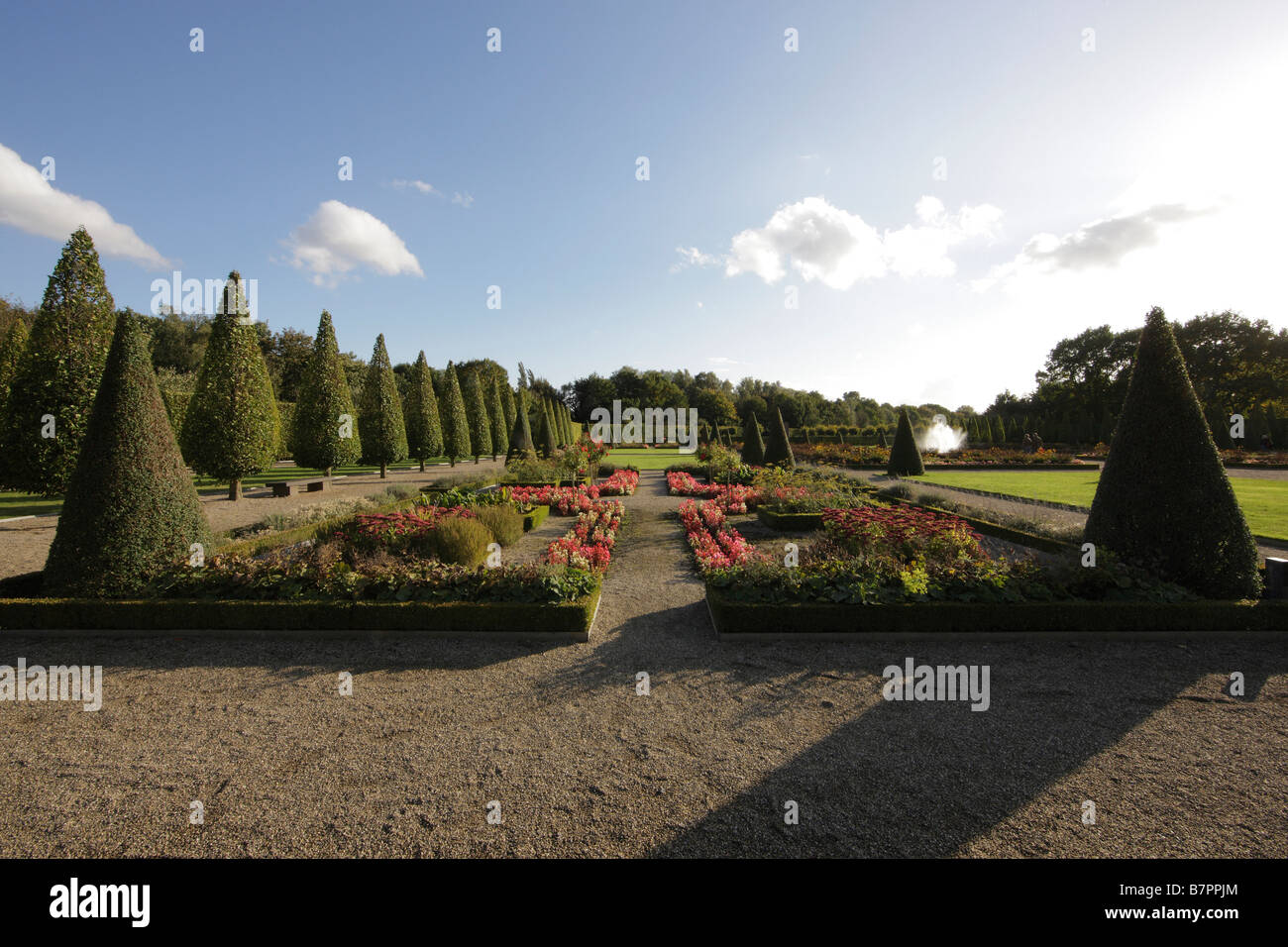 Kamp-Lintfort, Kloster Kamp, Terrassengarten, Parterre Stock Photo