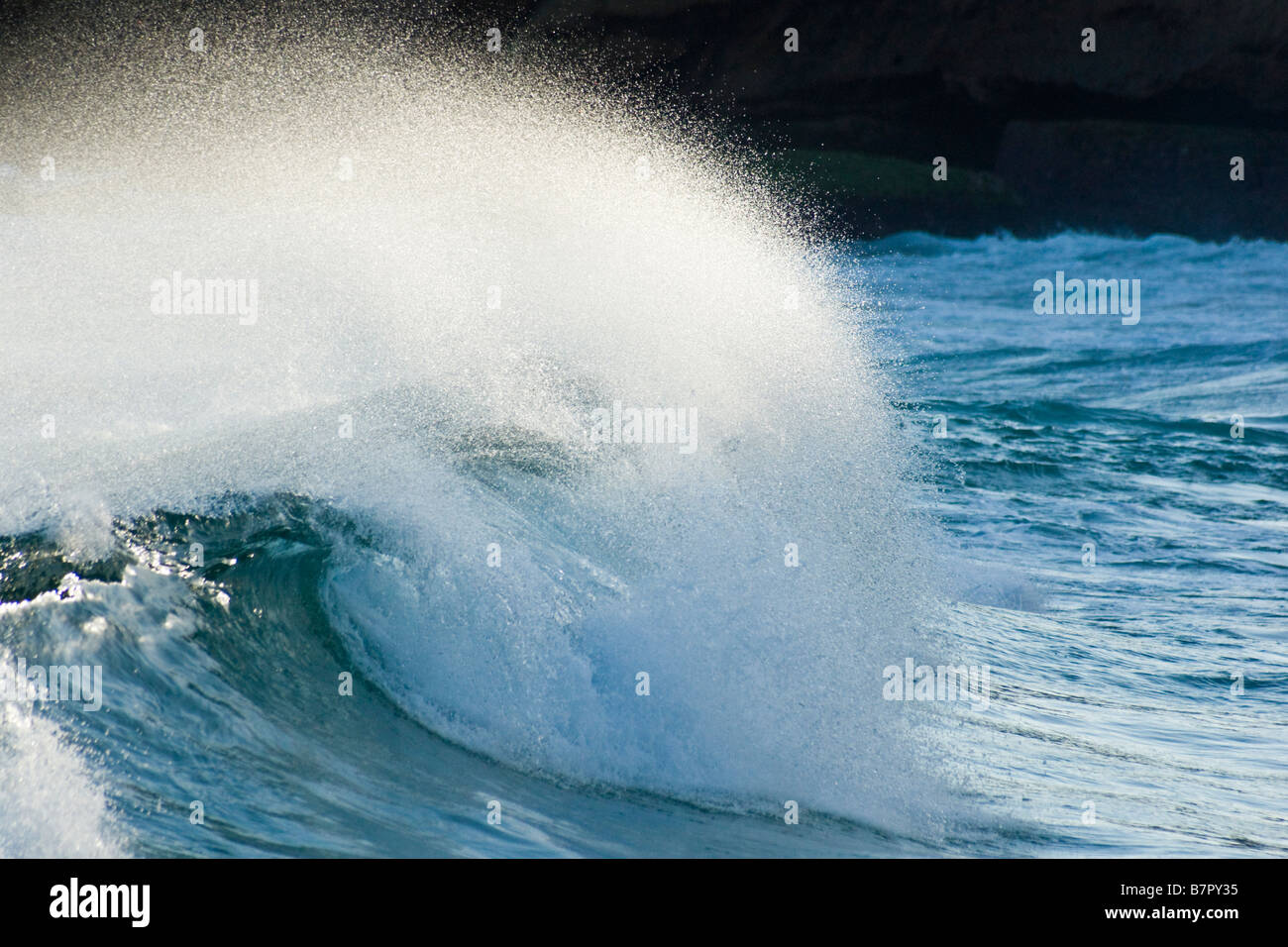 Wave crashing Stock Photo