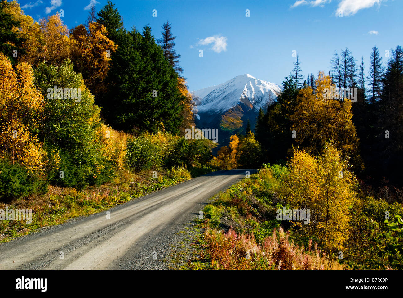 Alaska dirt road hi-res stock photography and images - Alamy