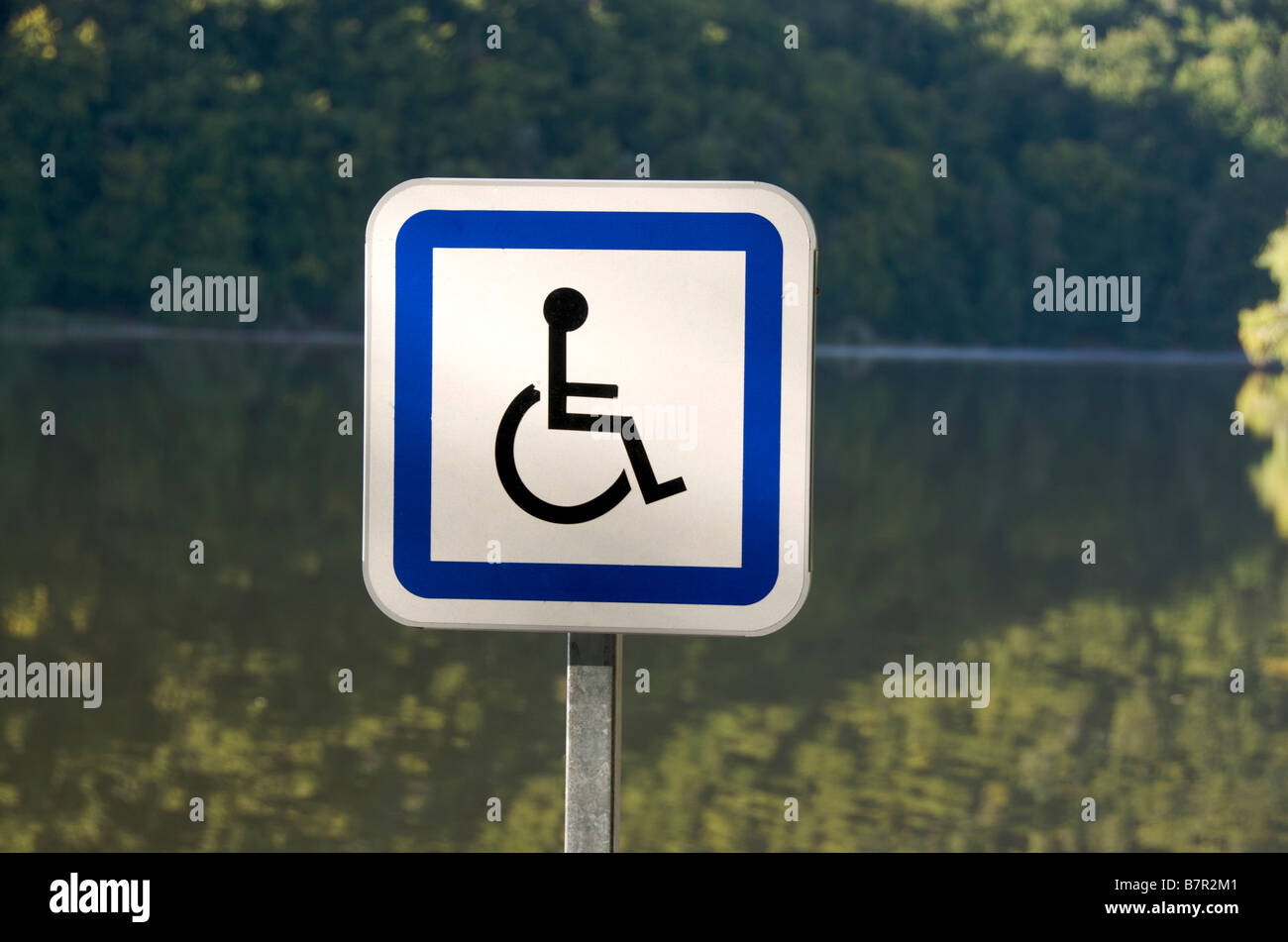 Disabled sign Stock Photo
