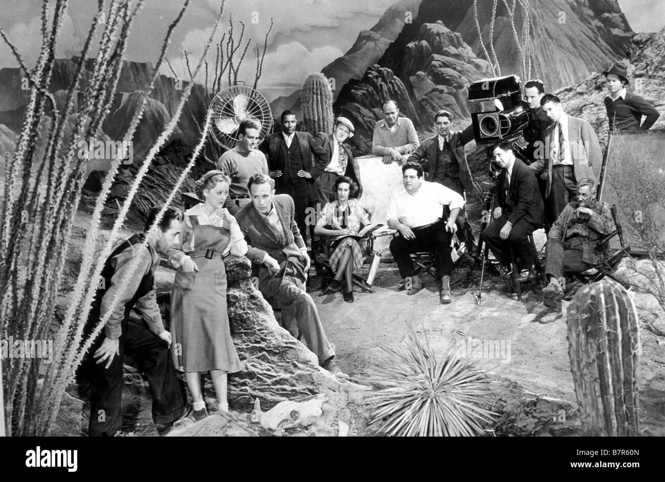 The Petrified Forest  Year: 1936 USA Director: Archie Mayo Bette Davis, Humphrey Bogart, Leslie Howard,  Shooting picture Stock Photo