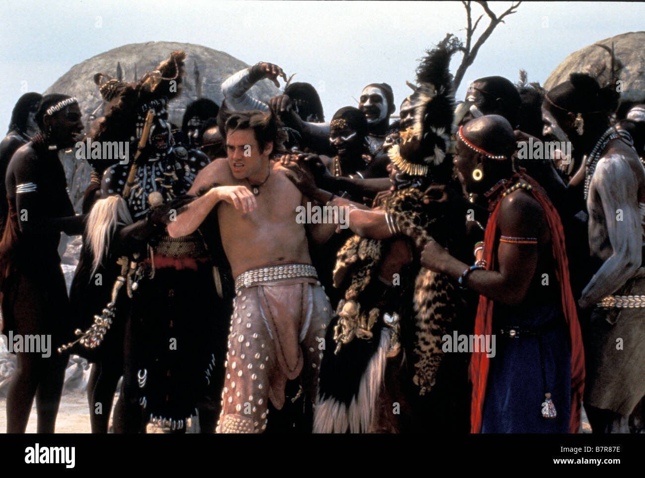 Ace Ventura: When Nature Calls  Year: 1995 USA Director : Steve Oedekerk Jim Carrey Stock Photo