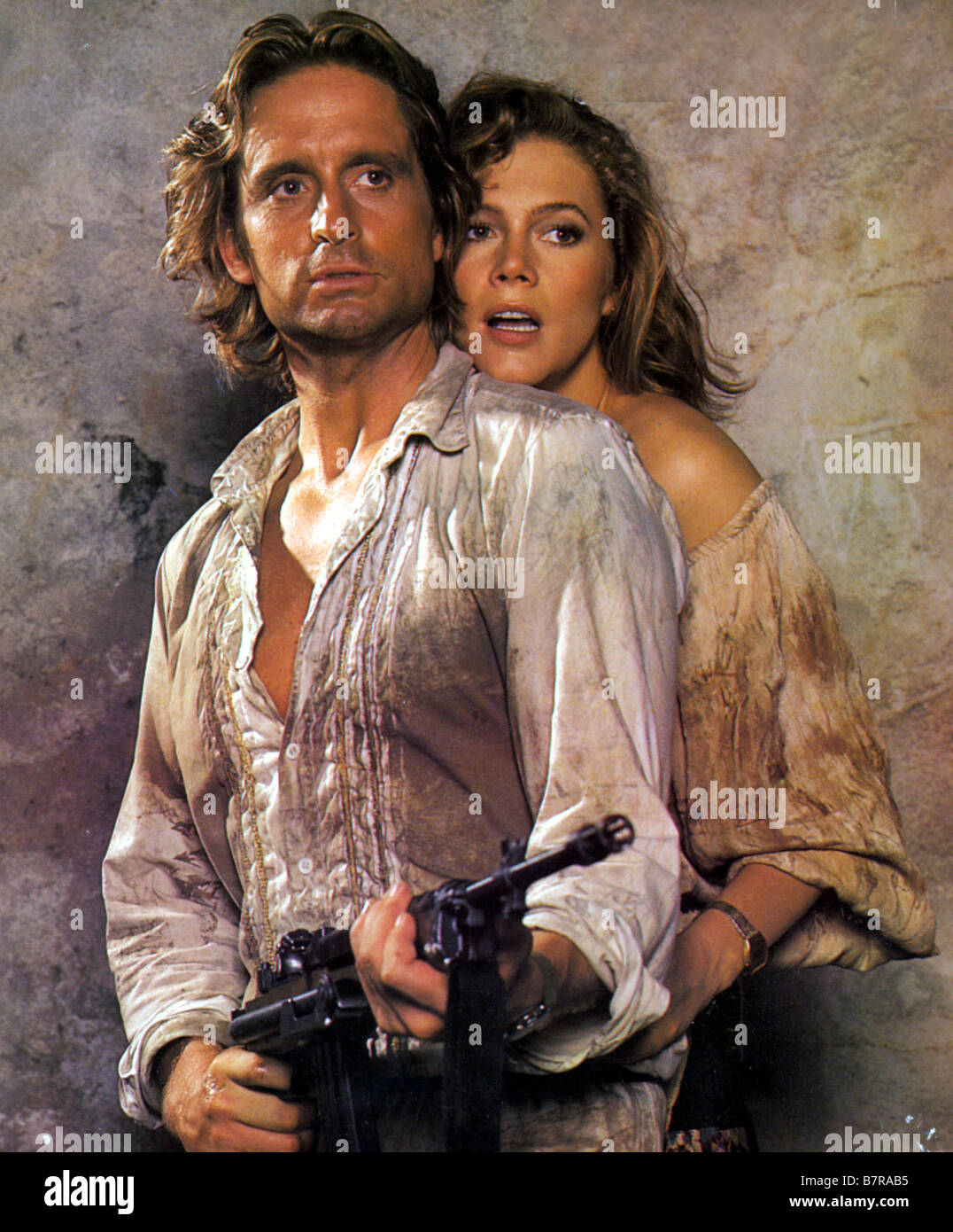 Romancing The Stone Year 1984 USA Director Robert Zemeckis Kathleen Turner, Michael Douglas
