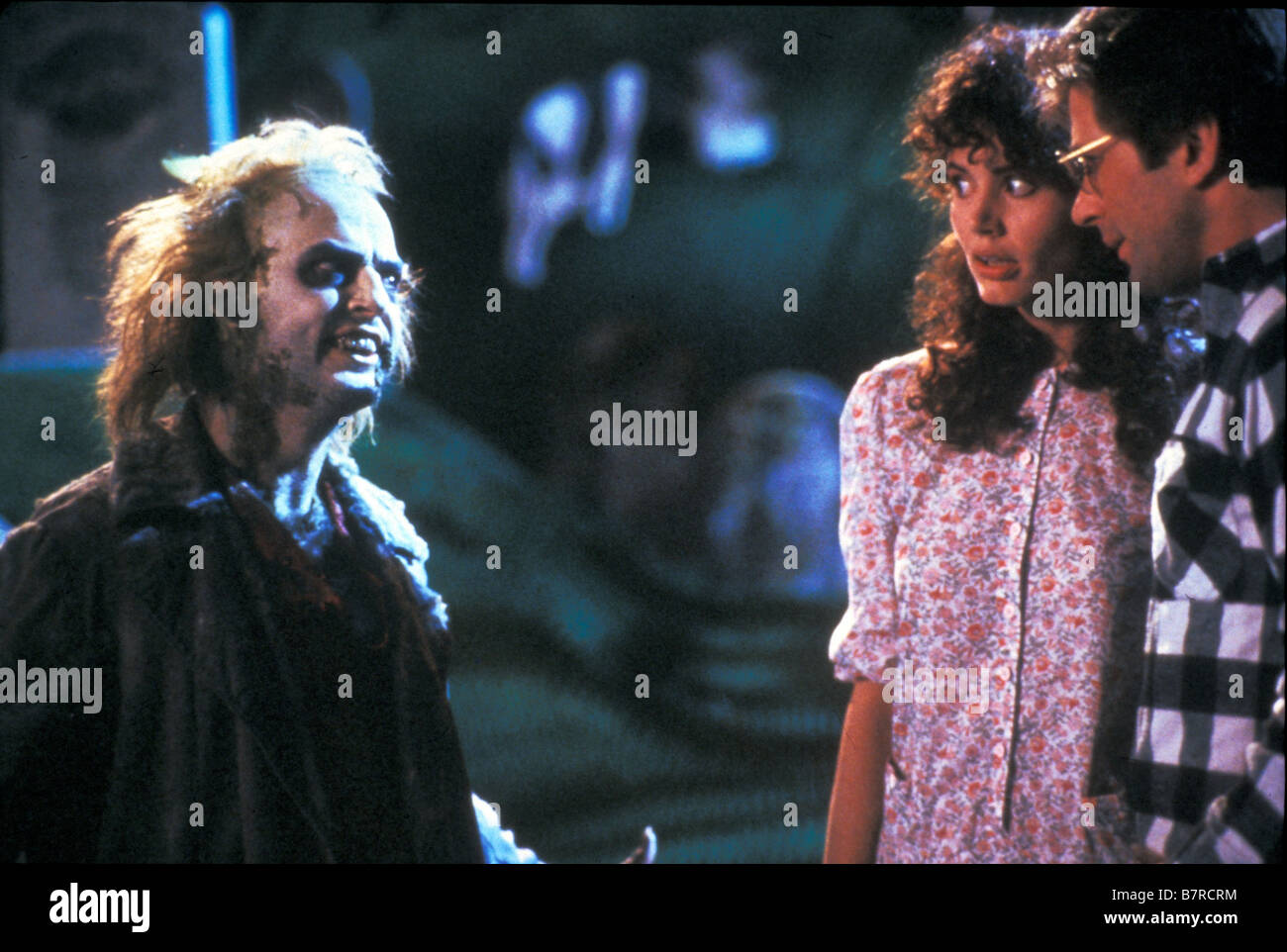 Beetle Juice Year 1988 USA Geena Davis, Alec Baldwin, Michael Keaton Director Tim Burton Stock