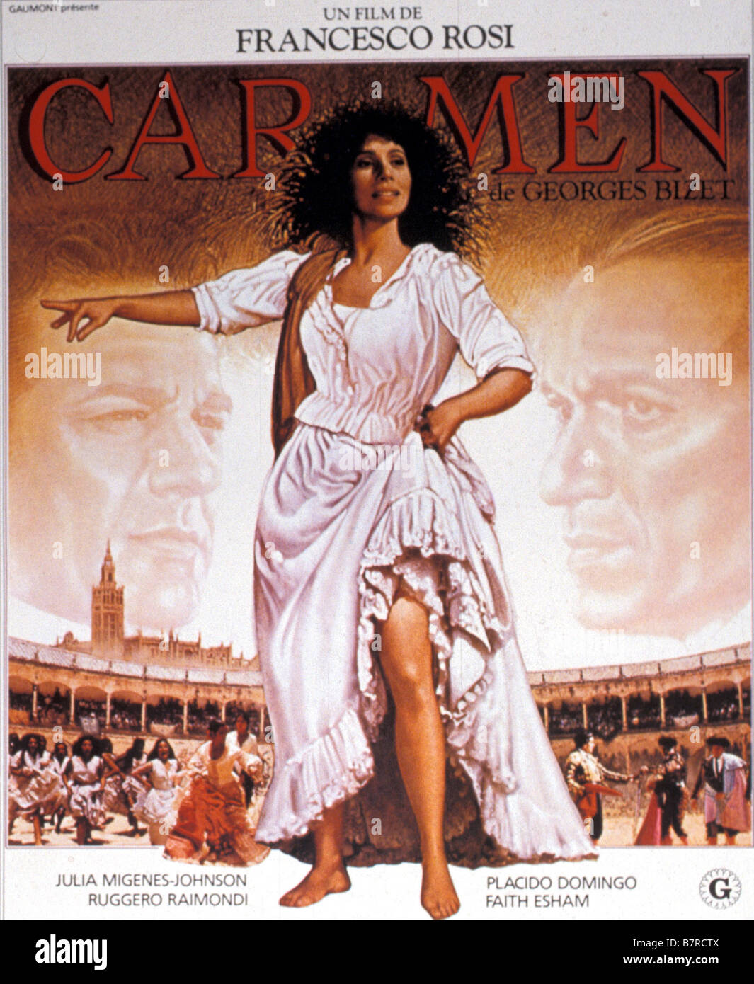 Carmen carmen Année 1984 France Italy Julia Migenes affiche poster Réalisateur Francesco Rosi Stock Photo