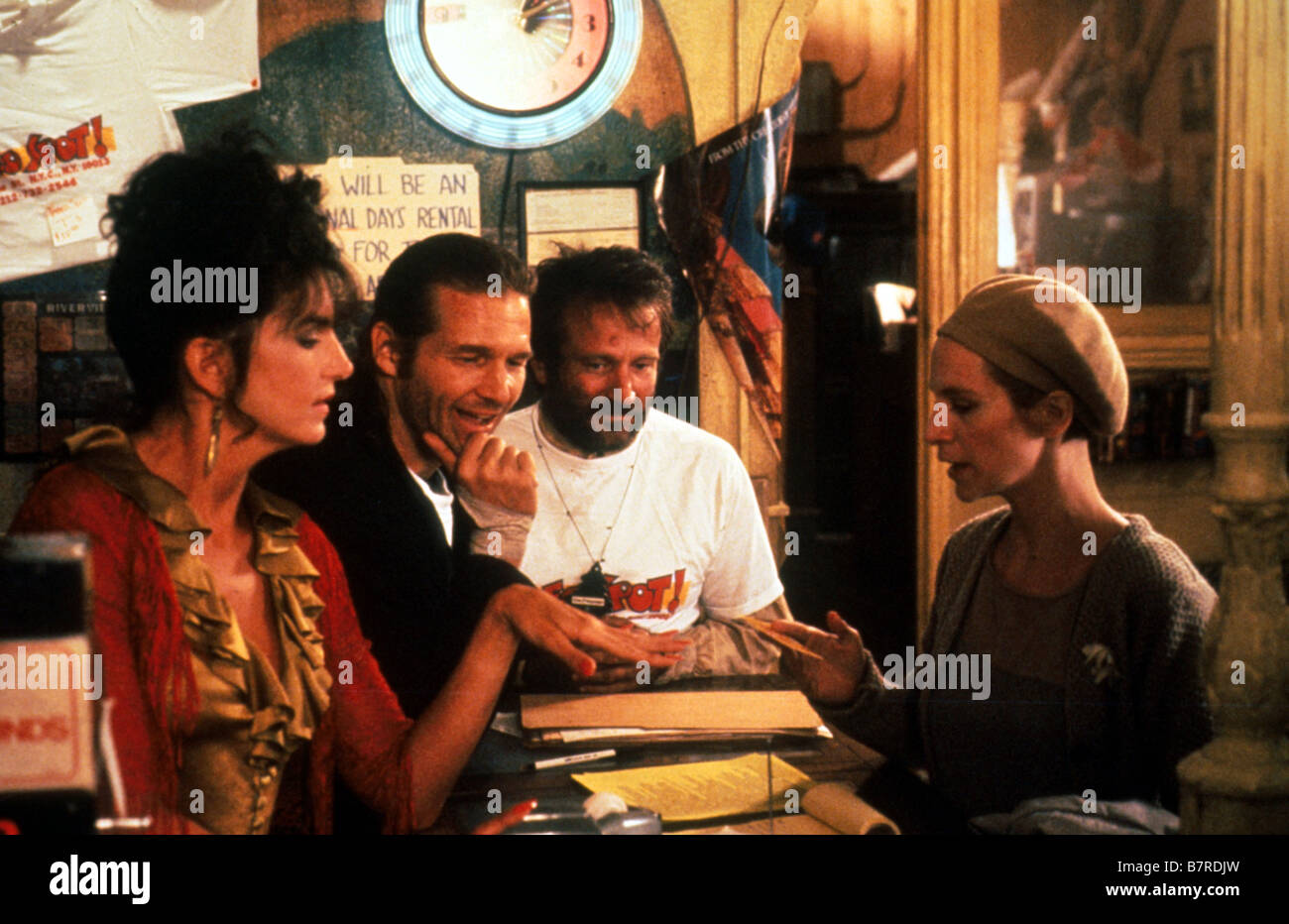 The Fisher King Year: 1991 USA Robin Williams, Amanda Plummer, Jeff Bridges, Mercedes Ruehl  Director: Terry Gilliam Stock Photo