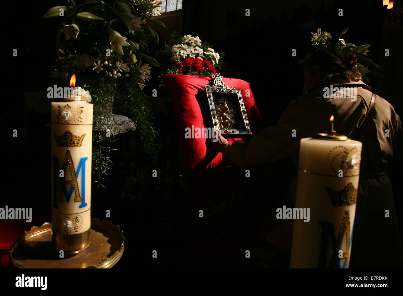 The Palladium of Bohemia in the church of the Ascension of Virgin Mary in Stara  Boleslav, Czech Republic Stock Photo - Alamy