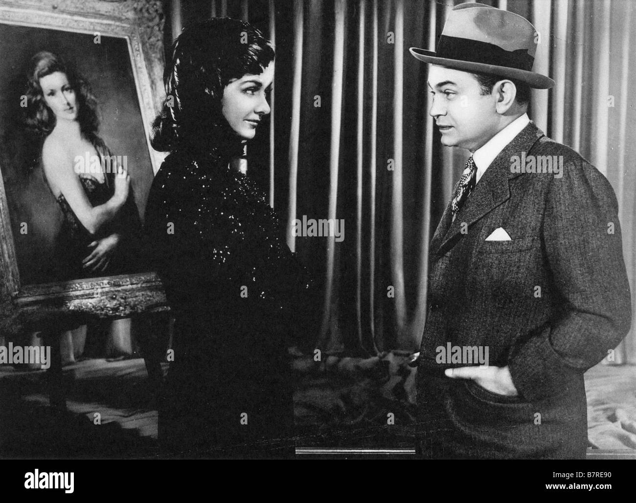 The Woman in the Window Year 1944 USA Edward G. Robinson, Joan