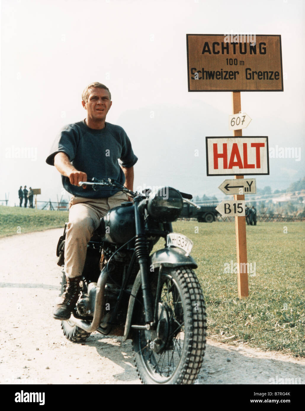 Steve mcqueen motorcycle hi-res stock photography and images - Alamy