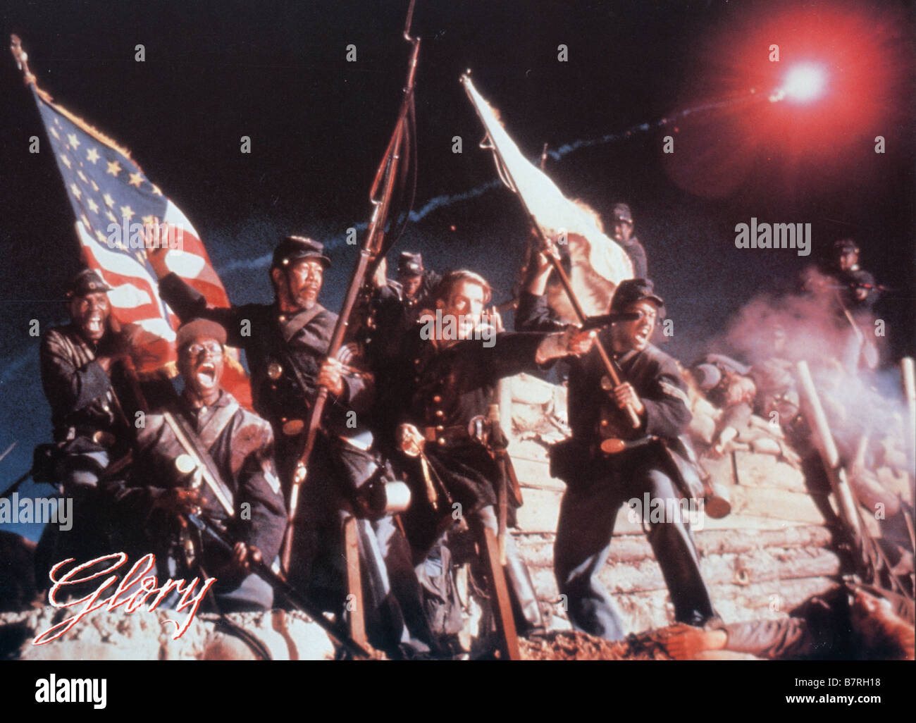 Glory Year: 1989 USA Matthew Broderick, Morgan Freeman  Director: Edward Zwick Stock Photo