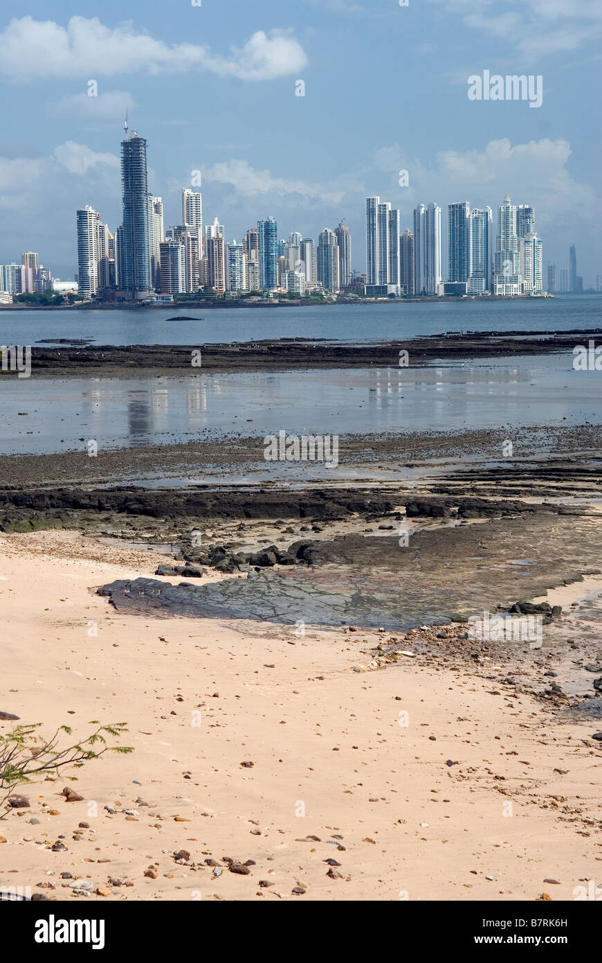 Panama New Town Stock Photo