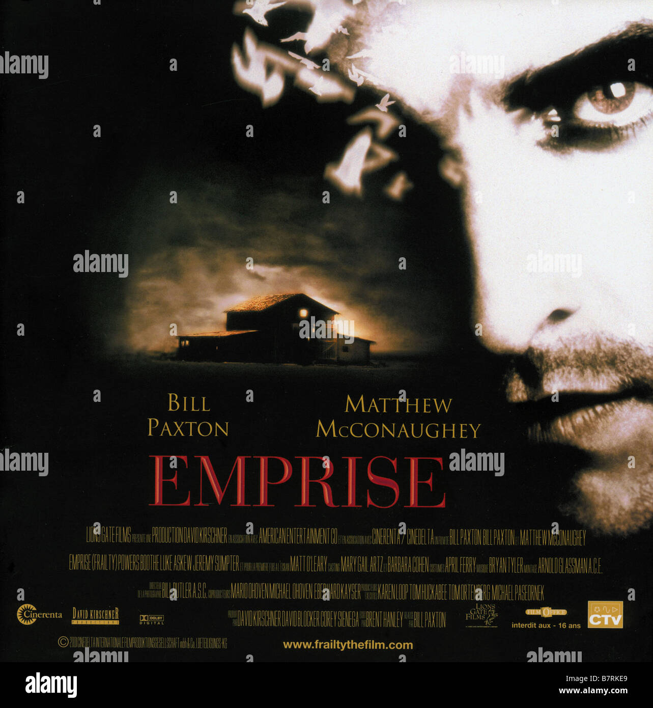 Frailty Year 2002 USA Director Bill Paxton Movie poster (Fr Stock