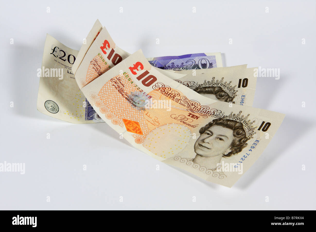 £10 and £20 notes Stock Photo - Alamy