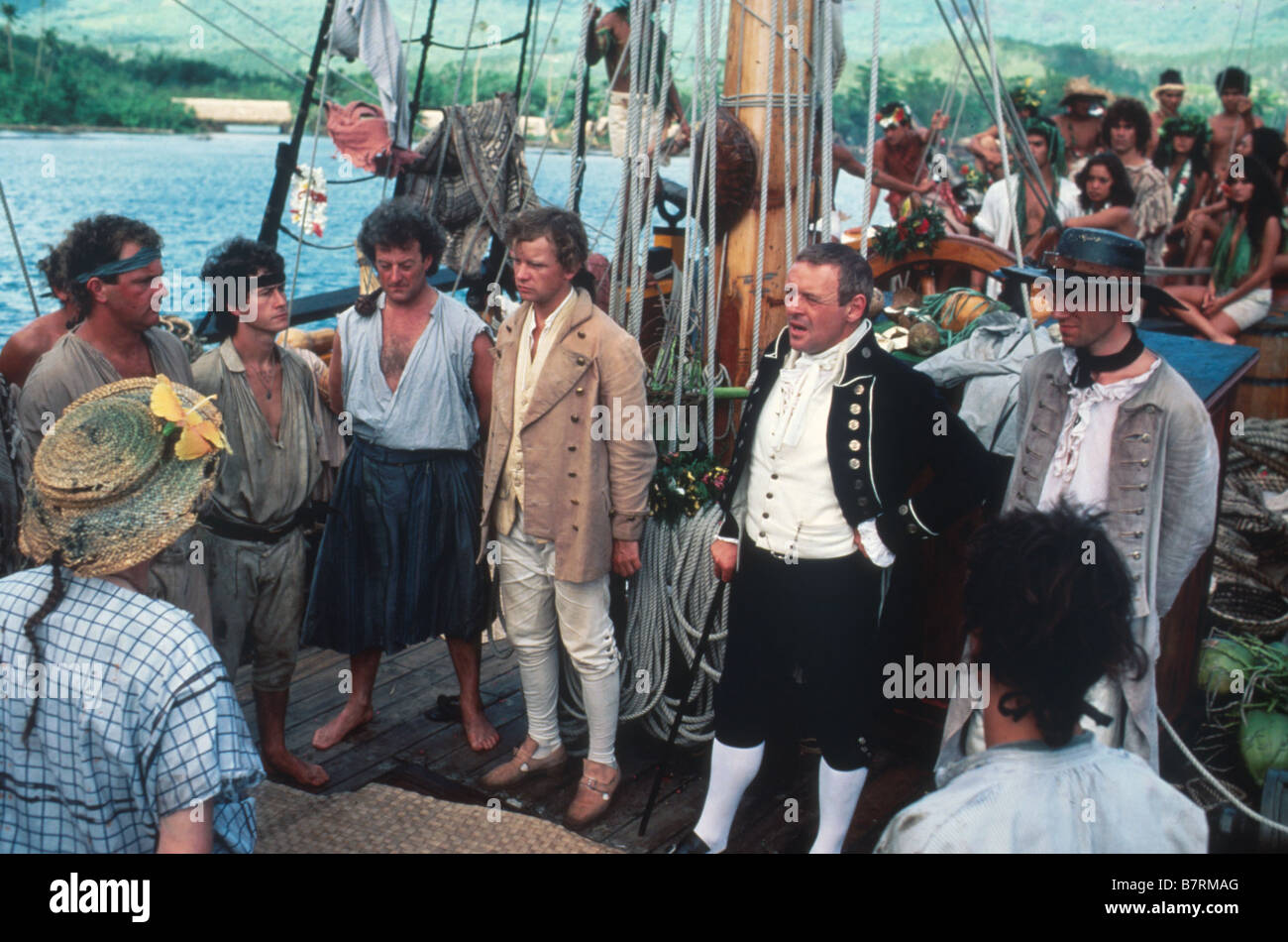 The Bounty Year: 1984 - UK / USA Director: Roger Donaldson Anthony Hopkins Stock Photo