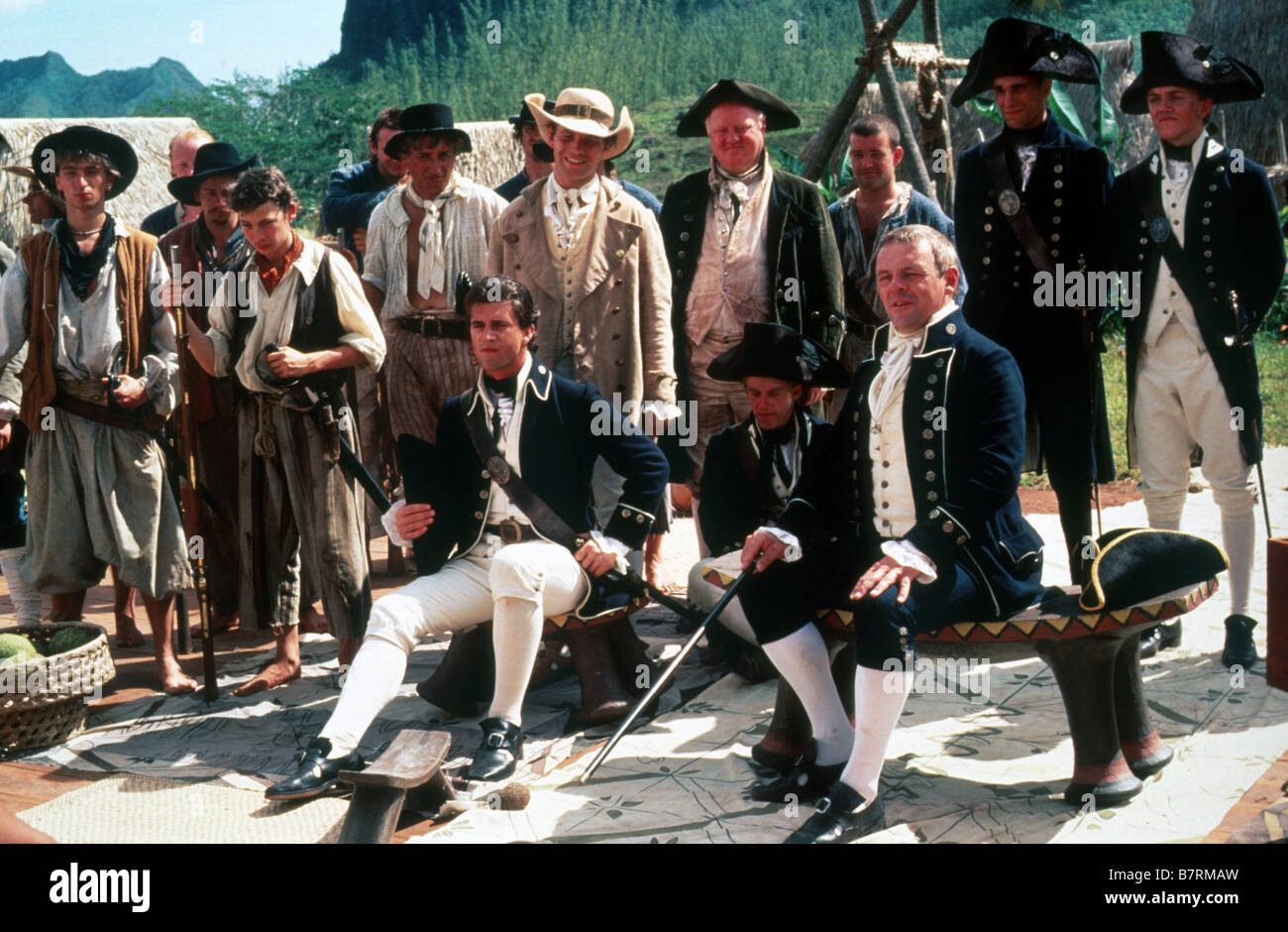 The Bounty Year: 1984 - UK / USA Director: Roger Donaldson Mel Gibson, Anthony Hopkins Stock Photo