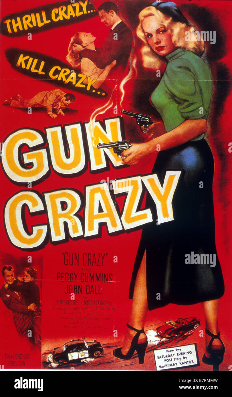 Deadly Is the Female  Gun Crazy Year: 1950 USA Director: Joseph H. Lewis Movie poster (USA) Stock Photo