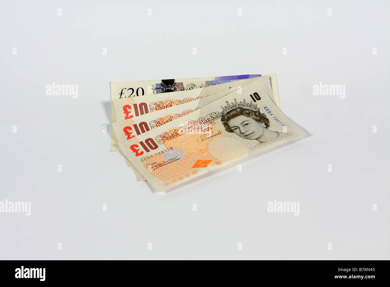 £10 and £20 notes Stock Photo - Alamy