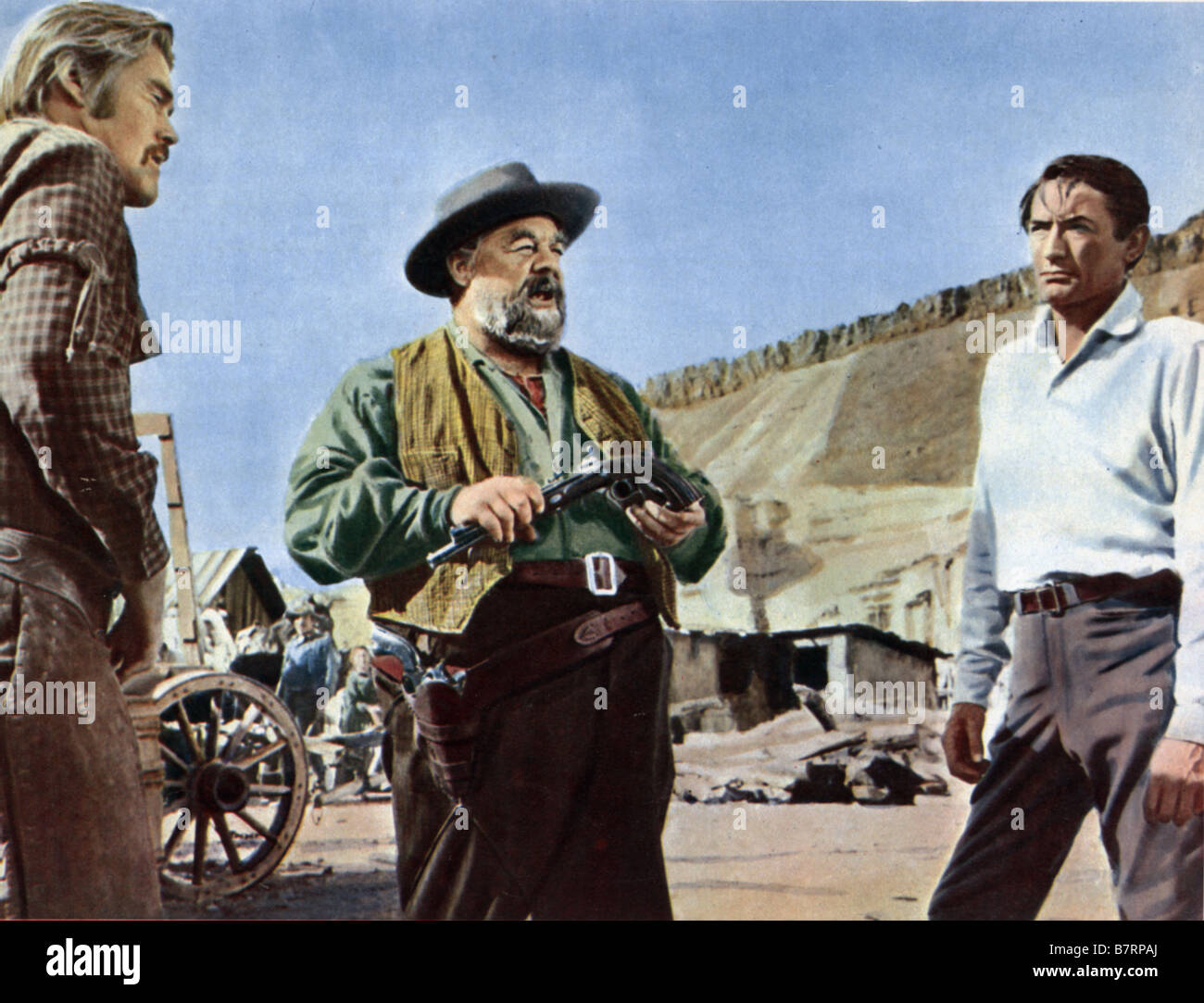 The Big Country   Year: 1958 USA Burl Ives, Gregory Peck  Director: William Wyler Stock Photo