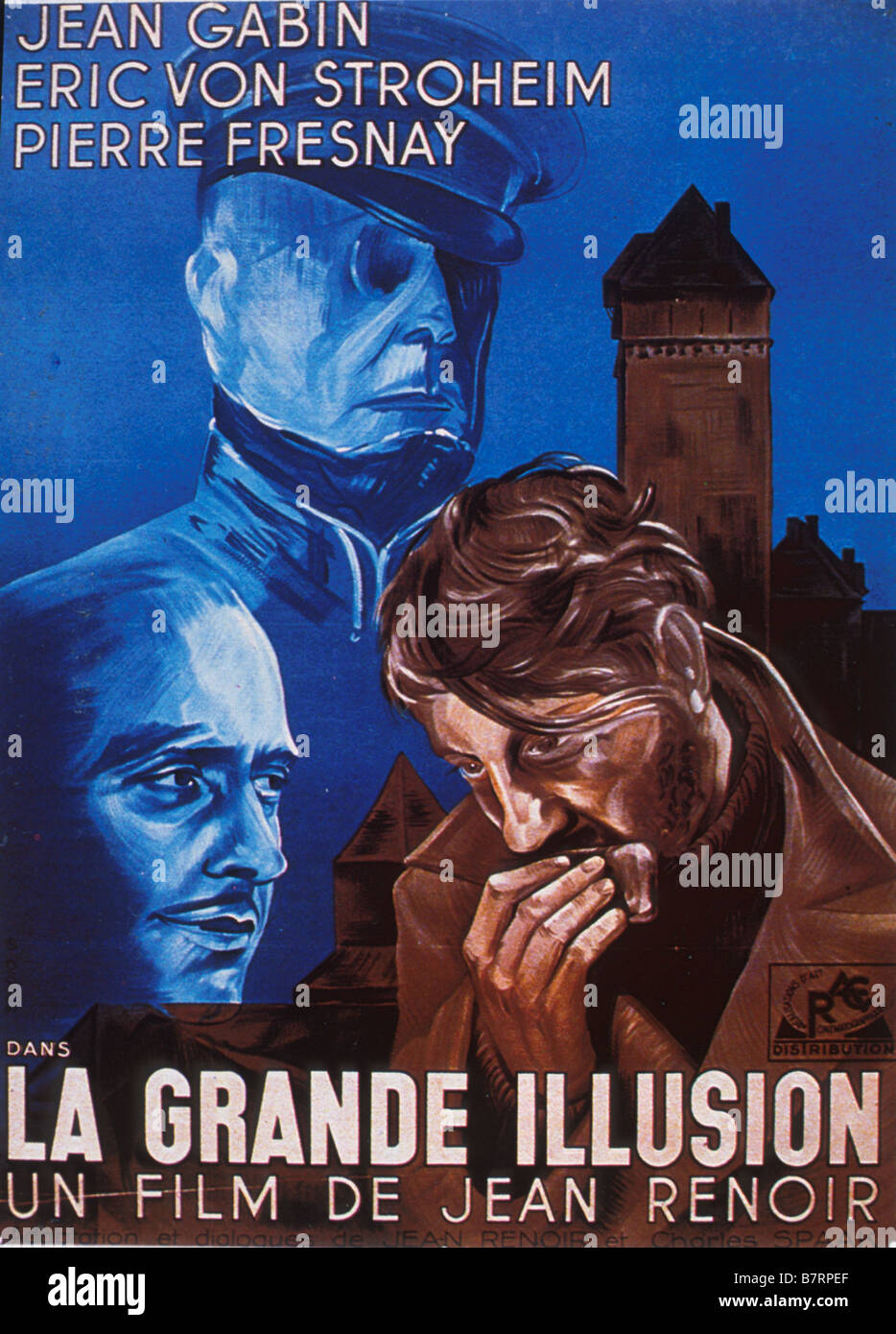 La Grande illusion Year: 1937 - France Director: Jean Renoir Movie poster  (FR Stock Photo - Alamy
