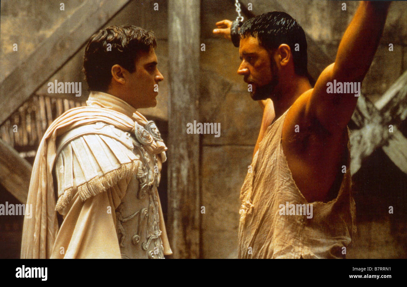 Gladiator  Year: 2000 USA Russell Crowe, Joaquin Phoenix  Director: Ridley Scott Stock Photo