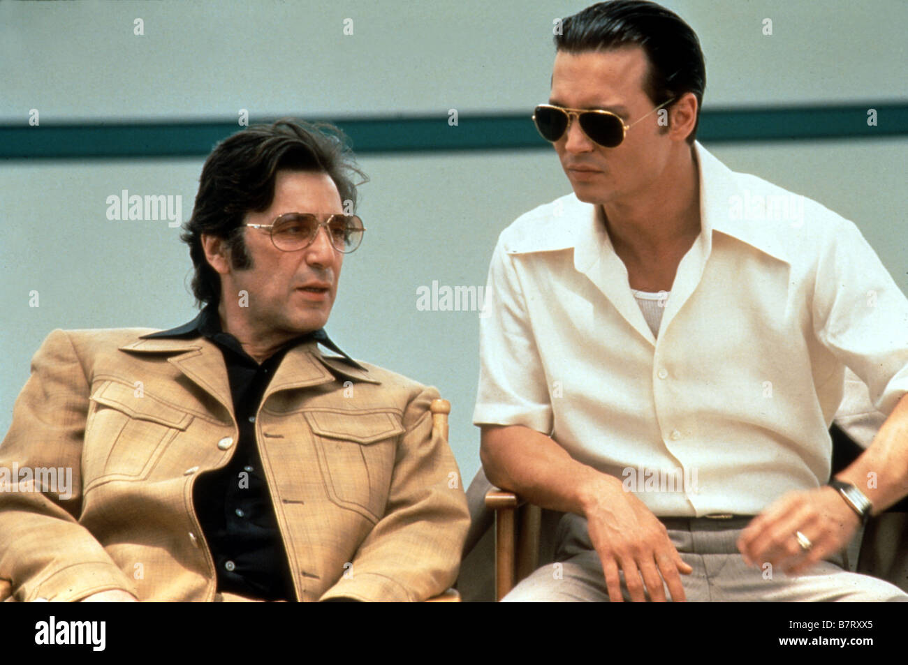 Donnie Brasco  Year: 1997 USA Al Pacino, Johnny Depp,  Director: Mike Newell Stock Photo