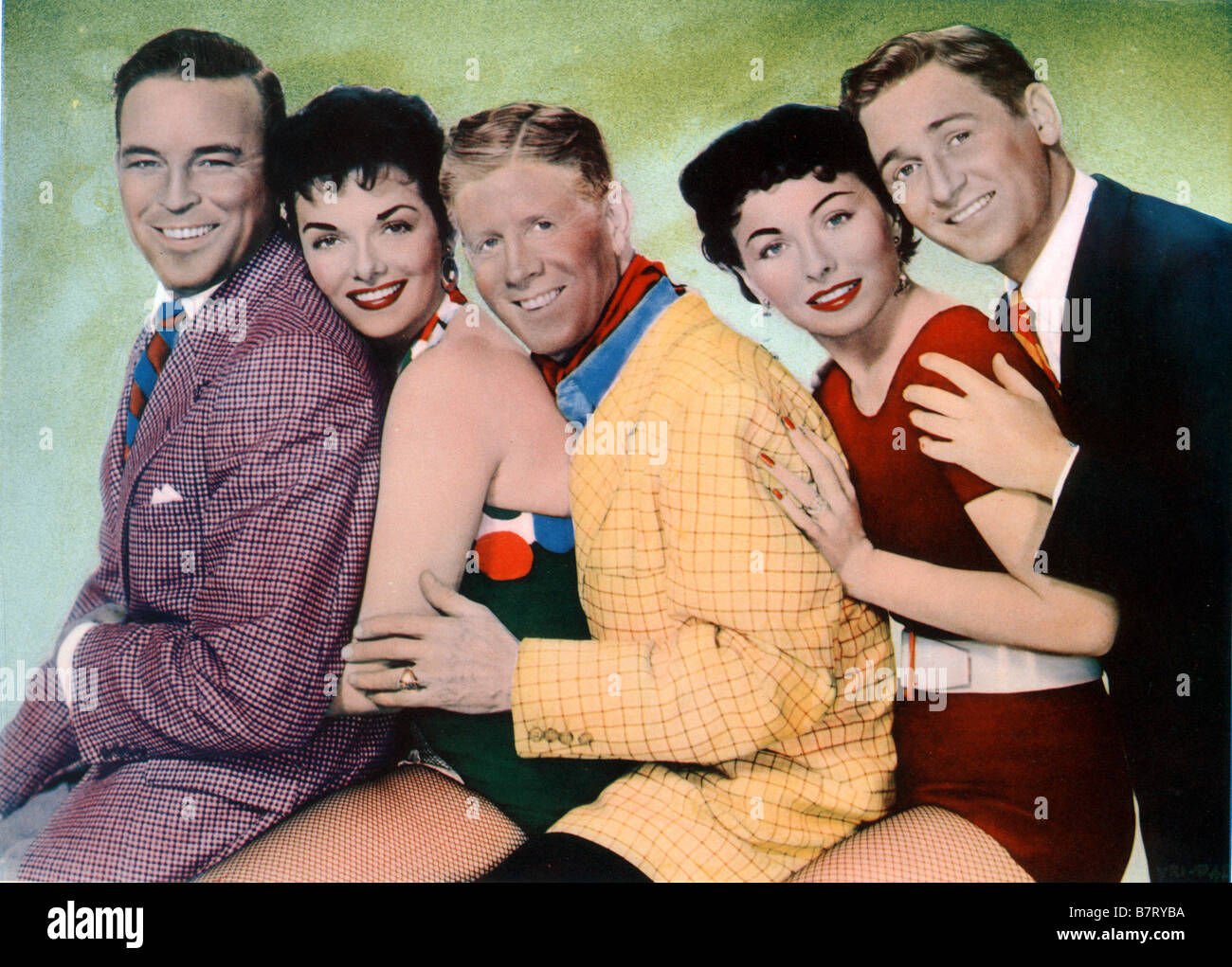 Gentlemen Marry Brunettes  Year: 1955 USA Scott Brady,  Jane Russell, , Jeanne Crain,  Alan Young Director: Richard Sale Stock Photo