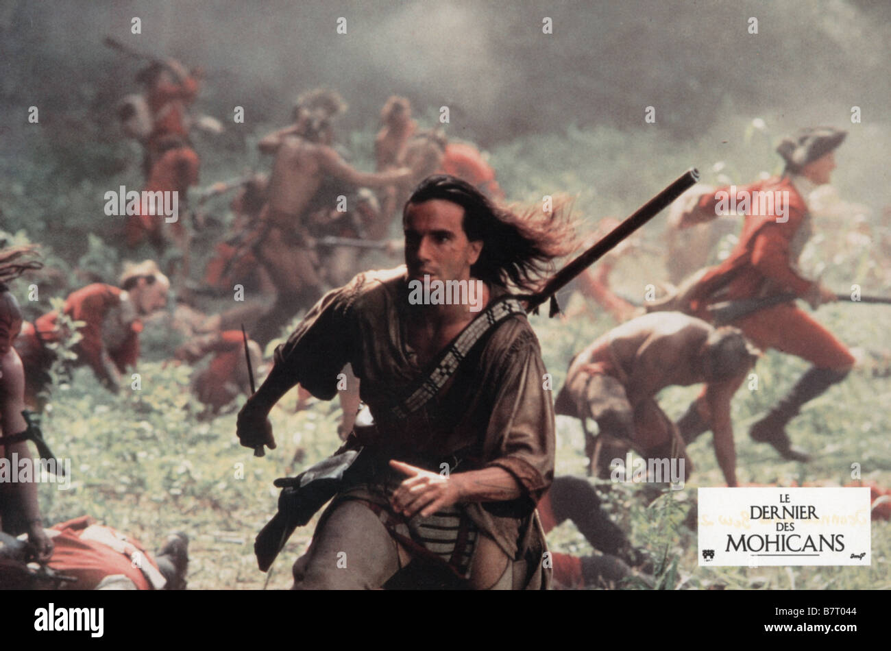 Daniel Day Lewis Le Dernier Des Mohicans The Last of the Mohicans Year: 1992 USA Daniel Day-Lewis Director Stock