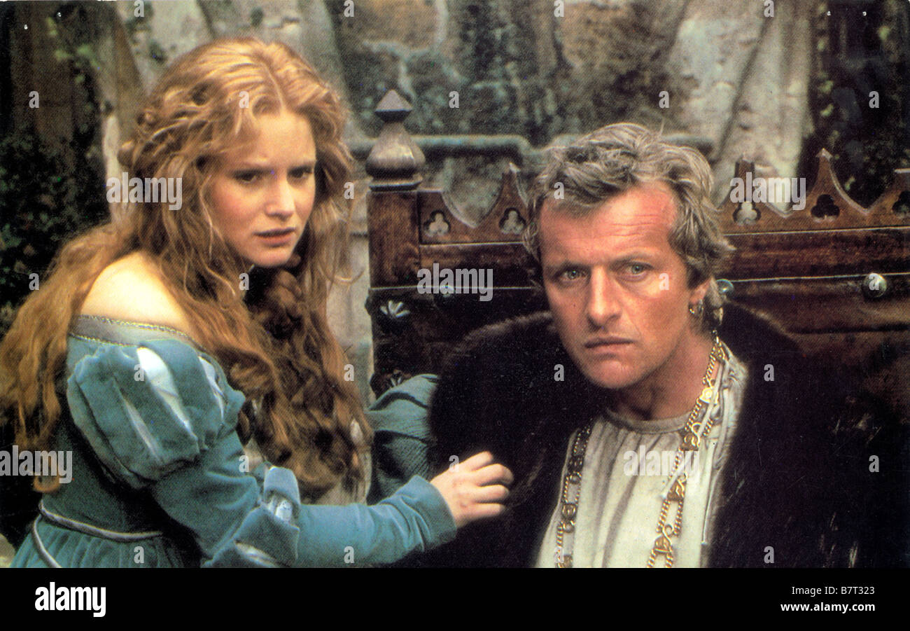 Flesh and Blood Year: 1985 USA / Netherlands Jennifer Jason Leigh, Rutger Hauer  Director : Paul Verhoeven Stock Photo