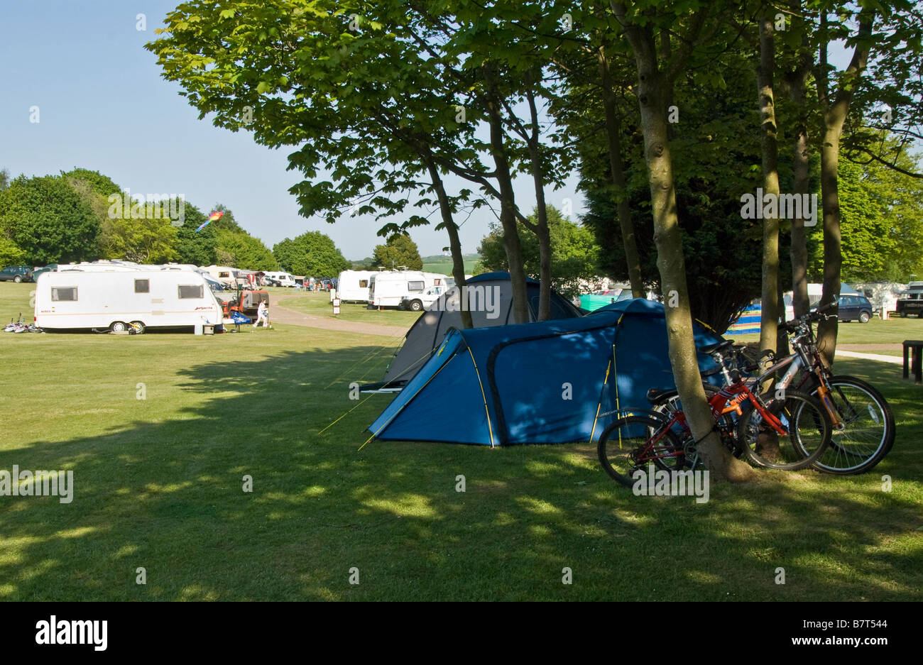 West Runton "Camping and Caravanning Club" camping club site, Norfolk